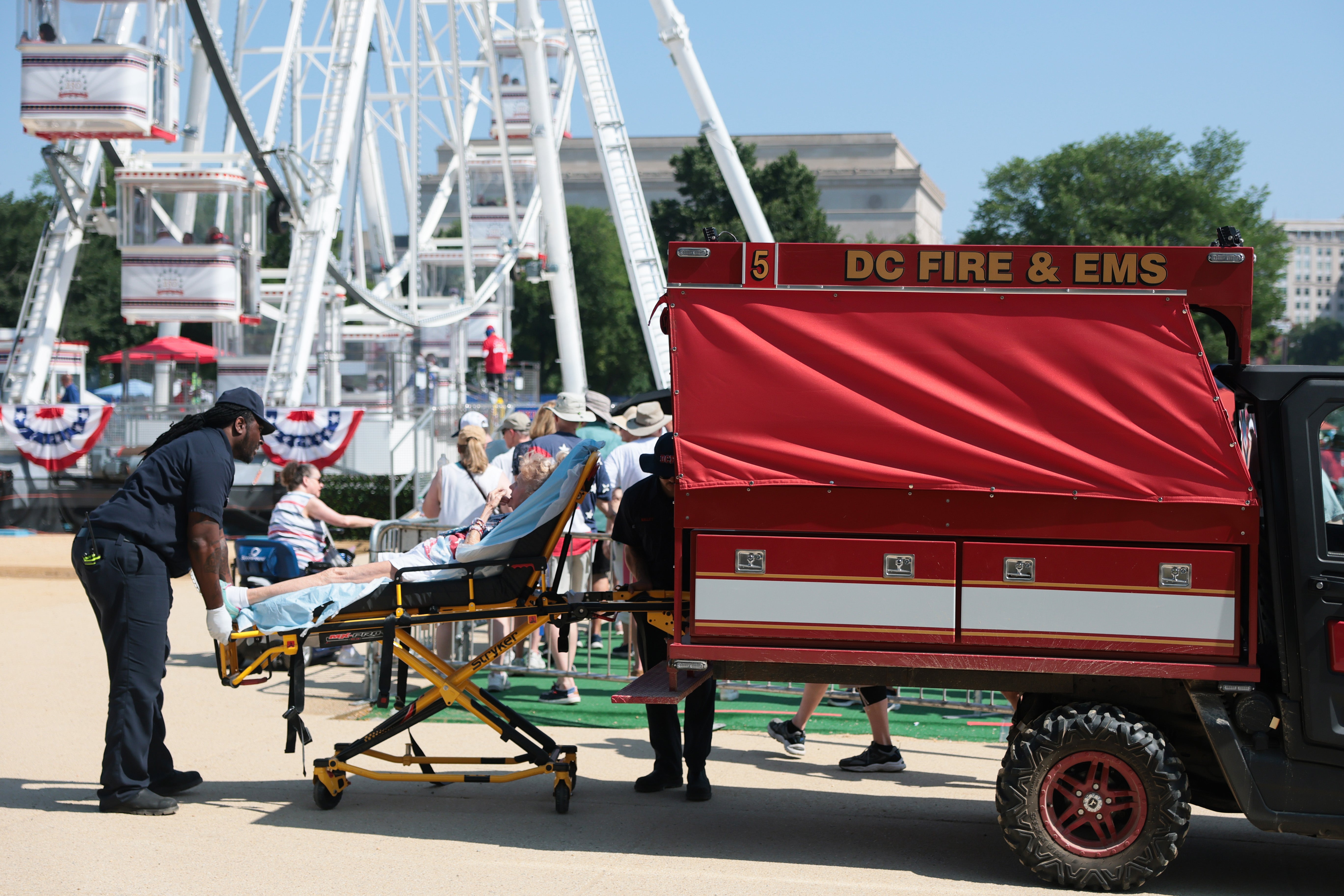 independent.co.uk - Alex Woodward - Trump downplays extreme heat despite America 250 cancelations and hospitalizations