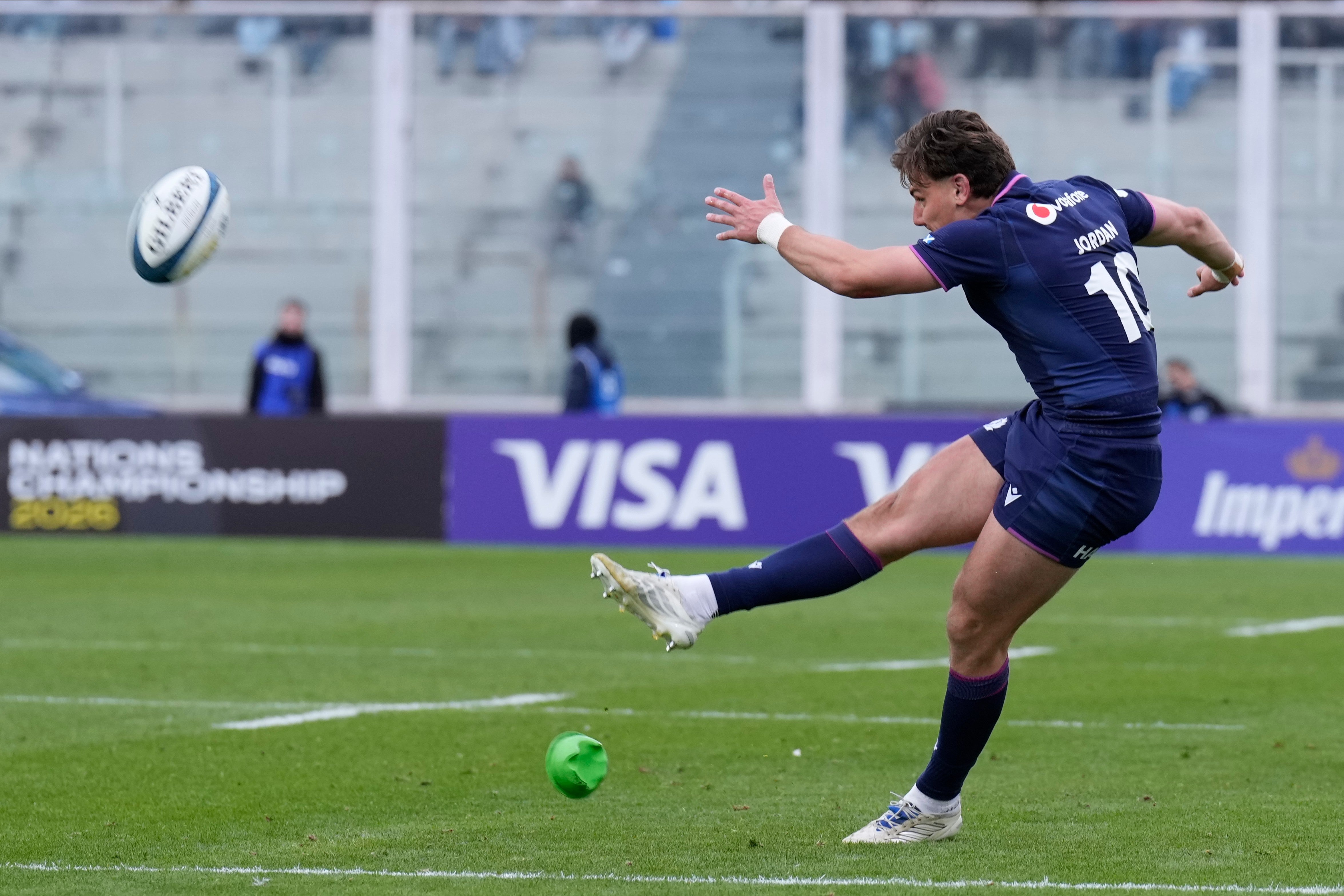Tom Jordan successfully kicked three conversions (Gustavo Garello/AP) (AP)