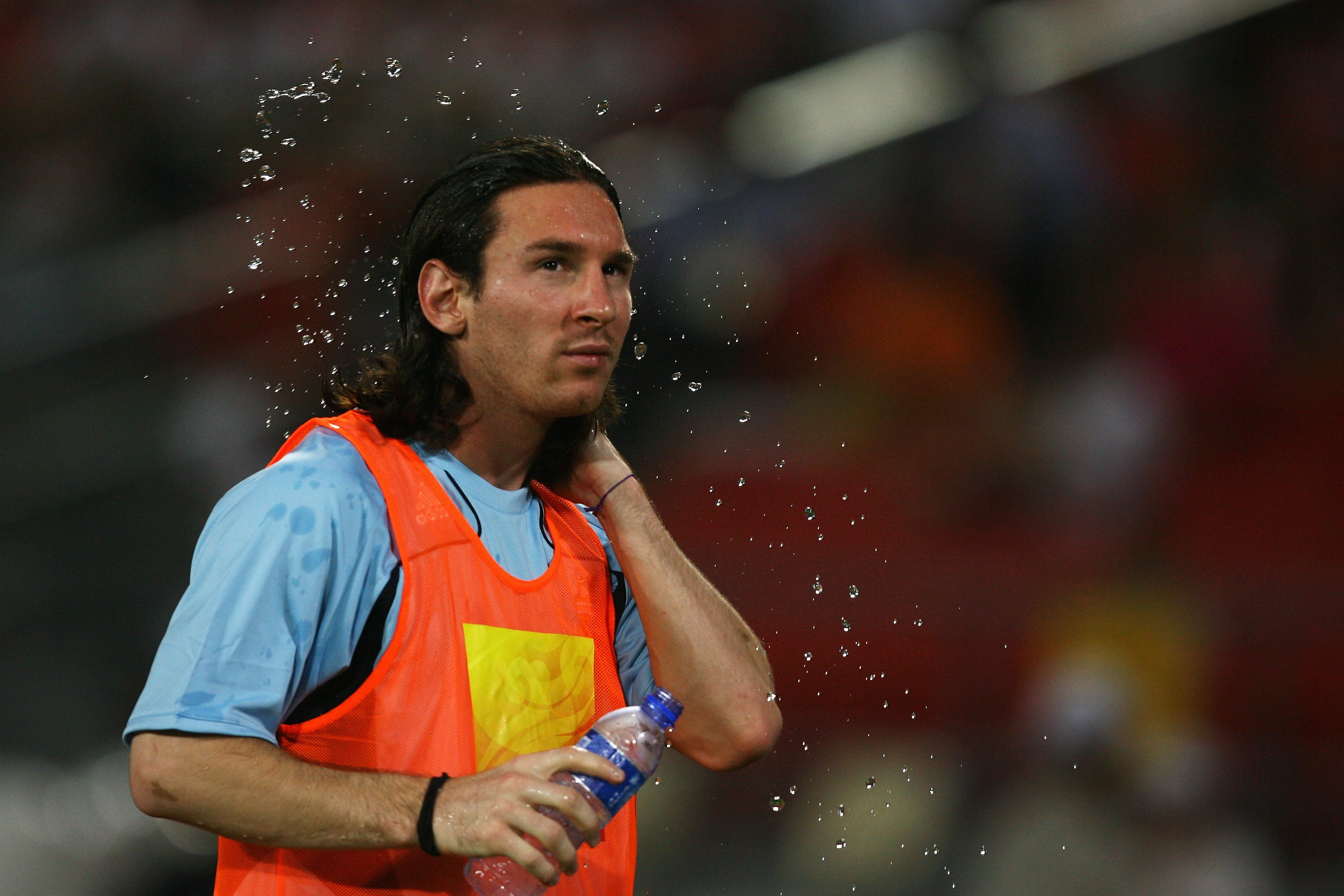 Botterill first photographed Messi playing for his country at the 2008 Beijing Olympics