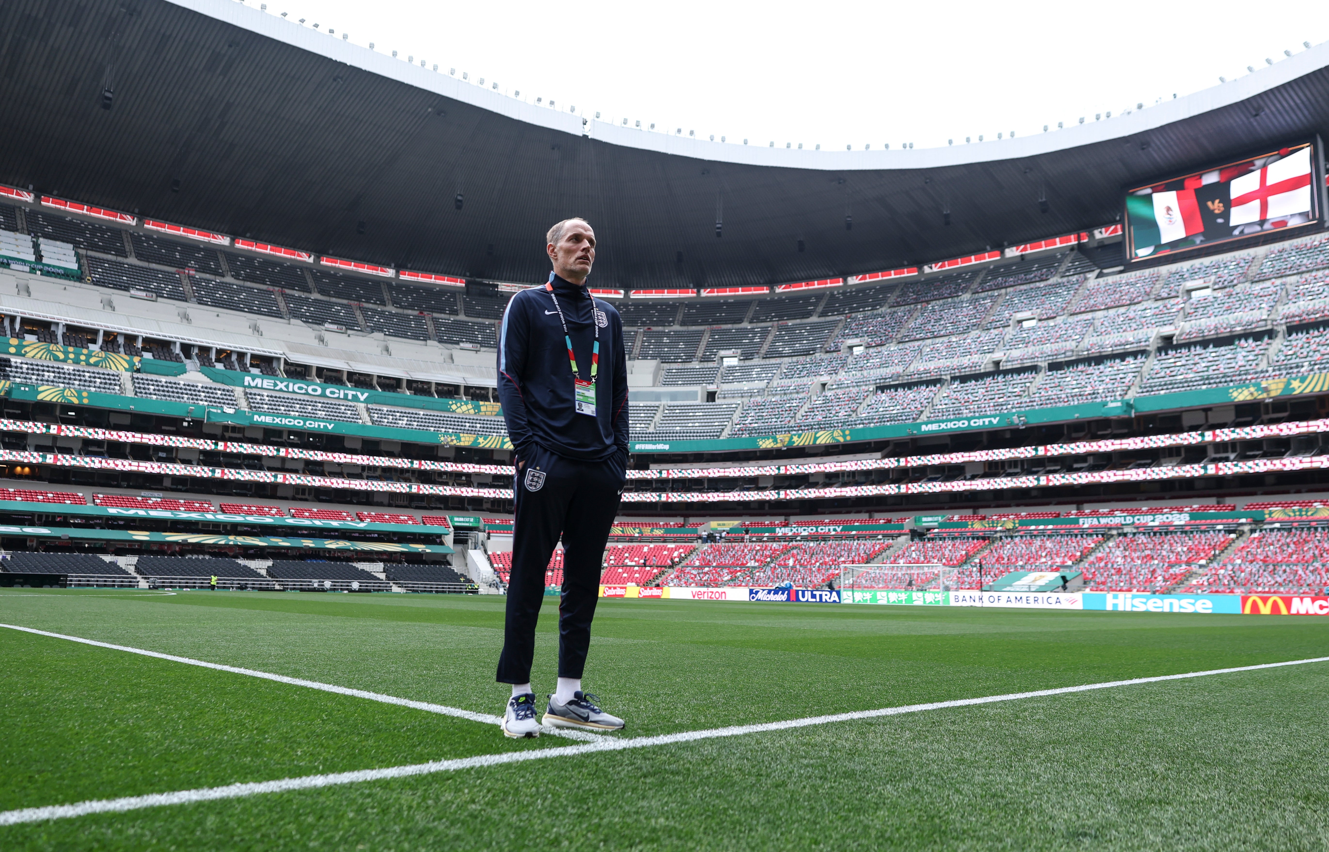 England’s manager has urged fans to support the team ahead of the challenging match against El Tri