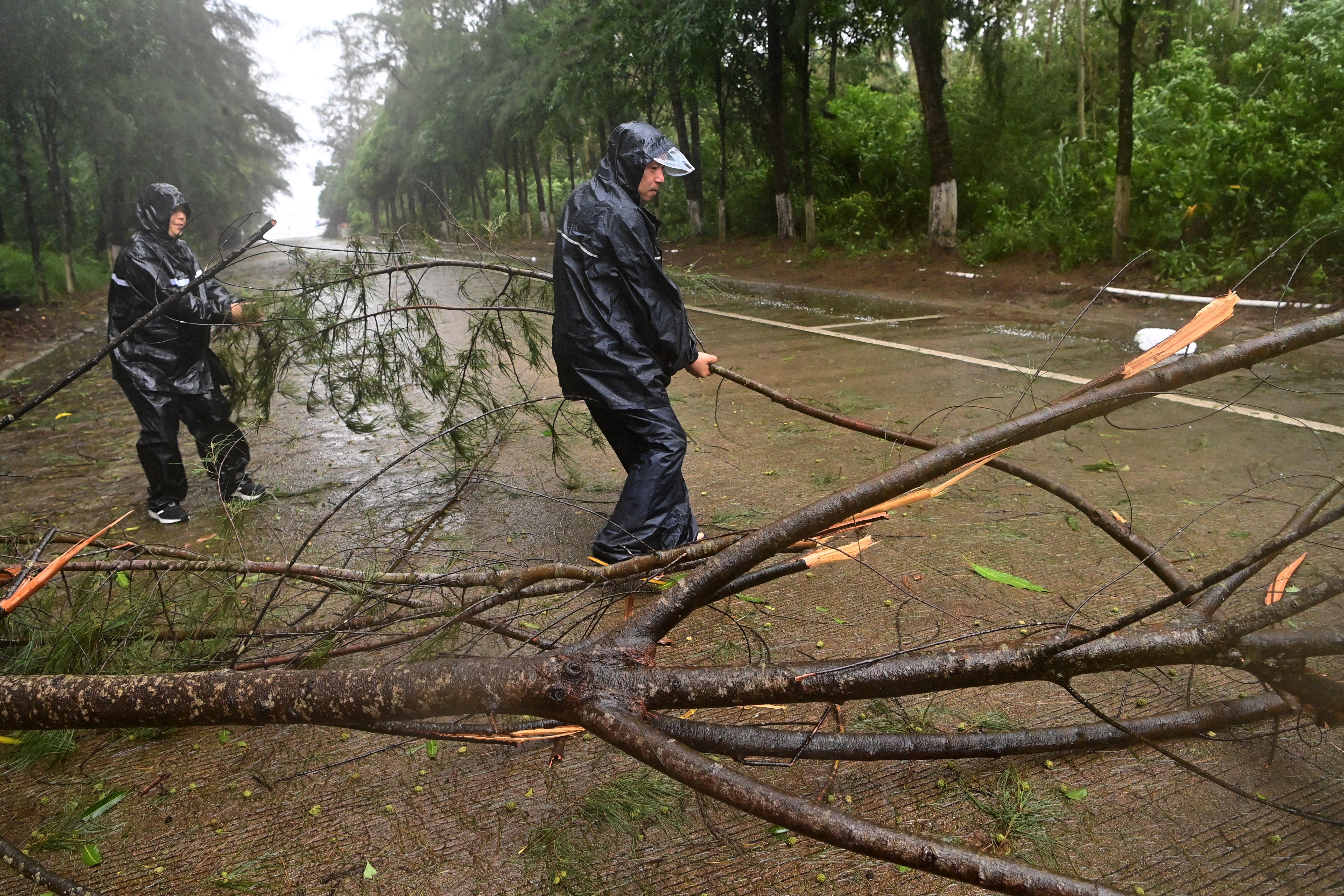 China Asia Storms Extreme Weather