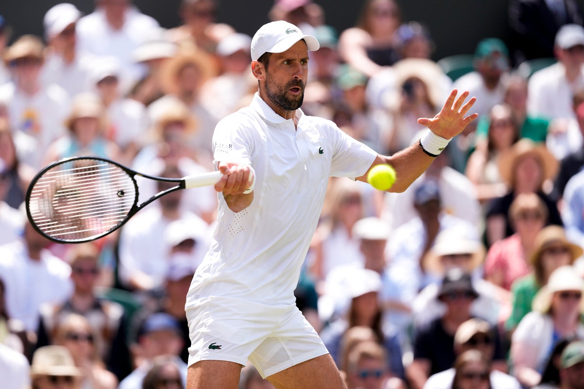 Djokovic v Safiullin LIVE: Wimbledon latest scores as Djokovic faces qualifier in bid for record grand slam