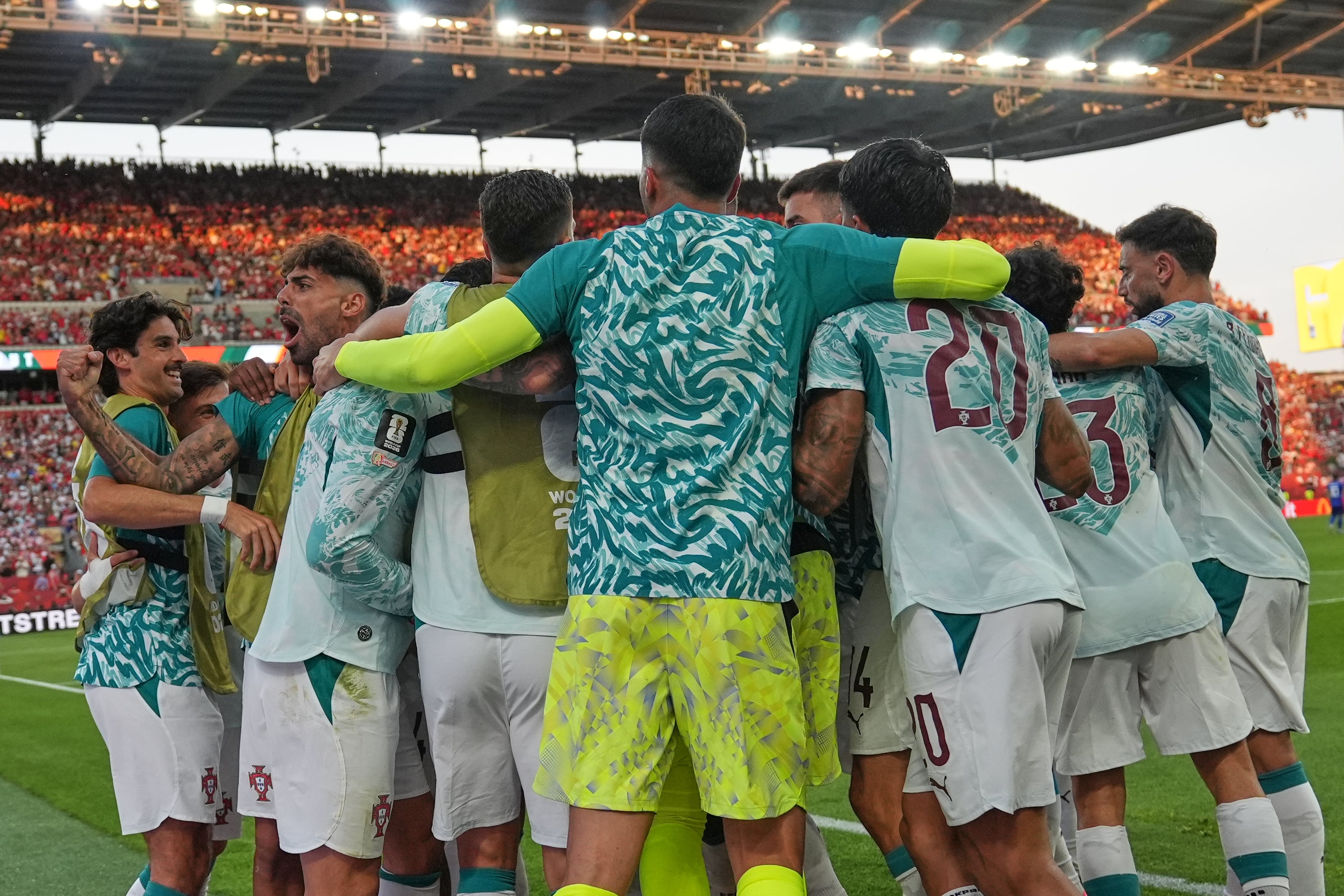 Portugal edged out Croatia to set up a last-16 meeting with Spain (Stephanie Scarbrough/AP) (AP)