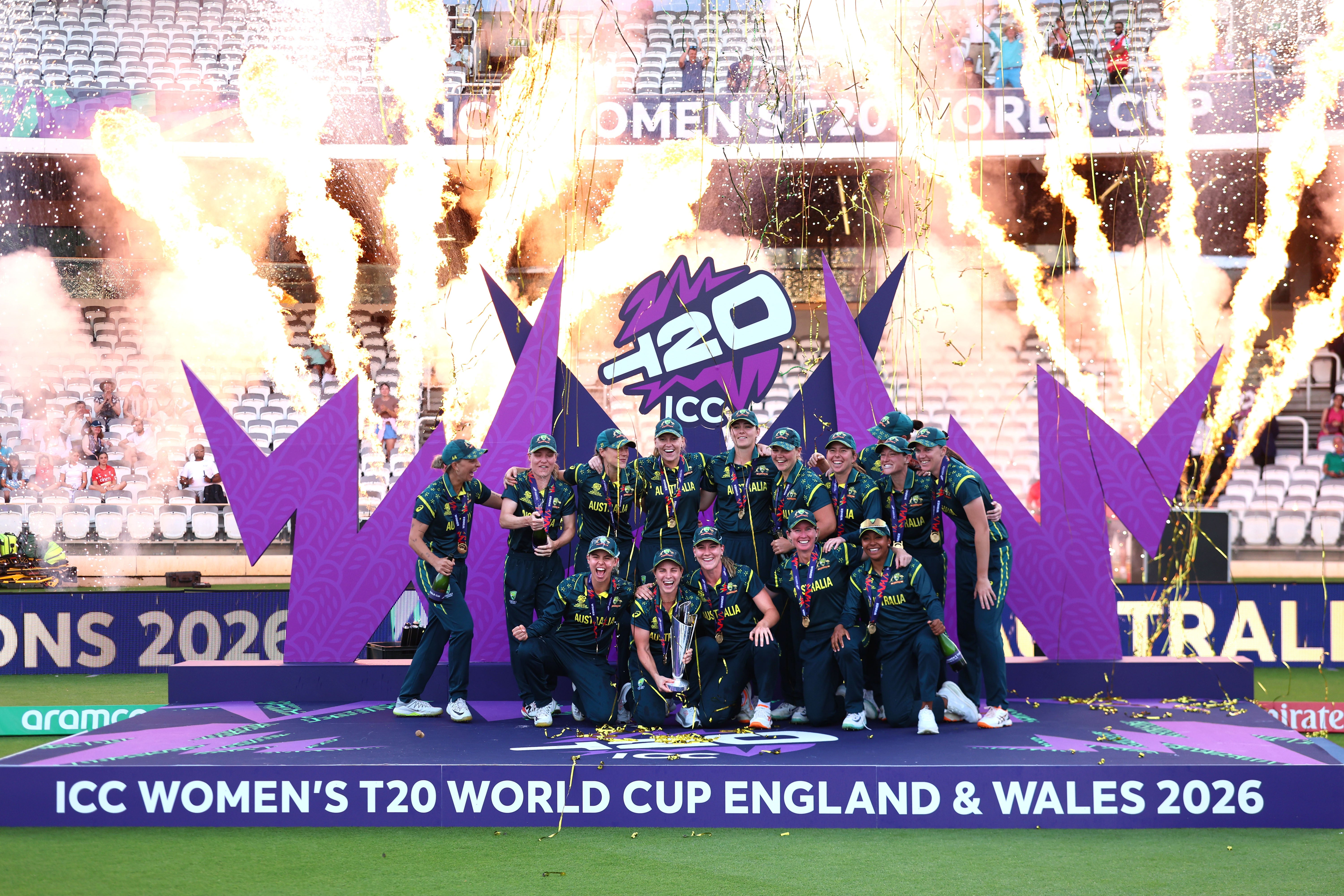 Australia claimed a record-extending seventh Women’s T20 crown (Steven Paston/PA)