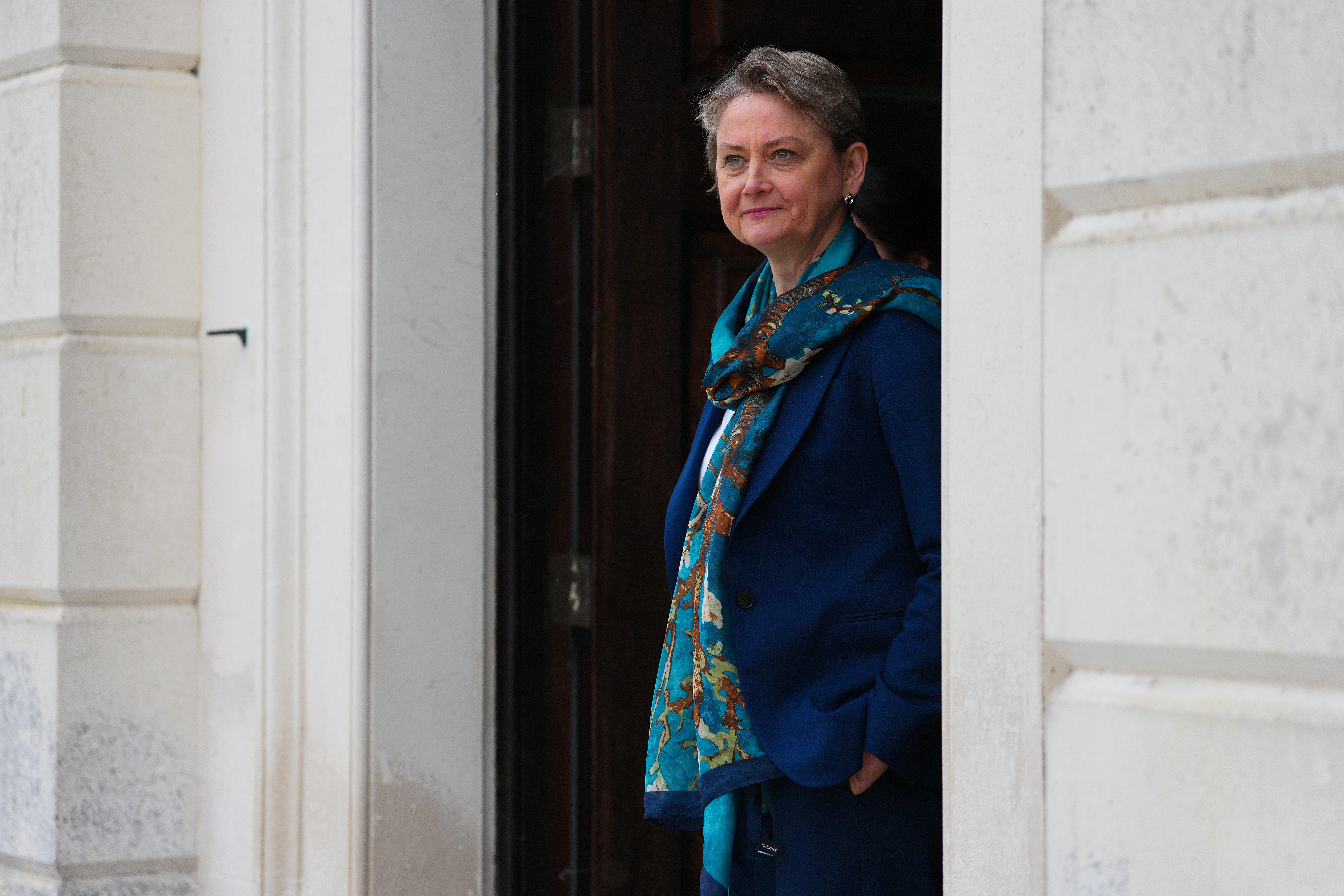 The foreign secretary, Yvette Cooper