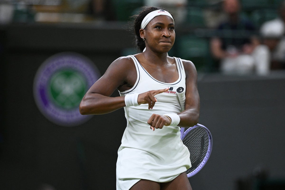 Coco Gauff beats Wimbledon curfew to reach quarter-finals for first time