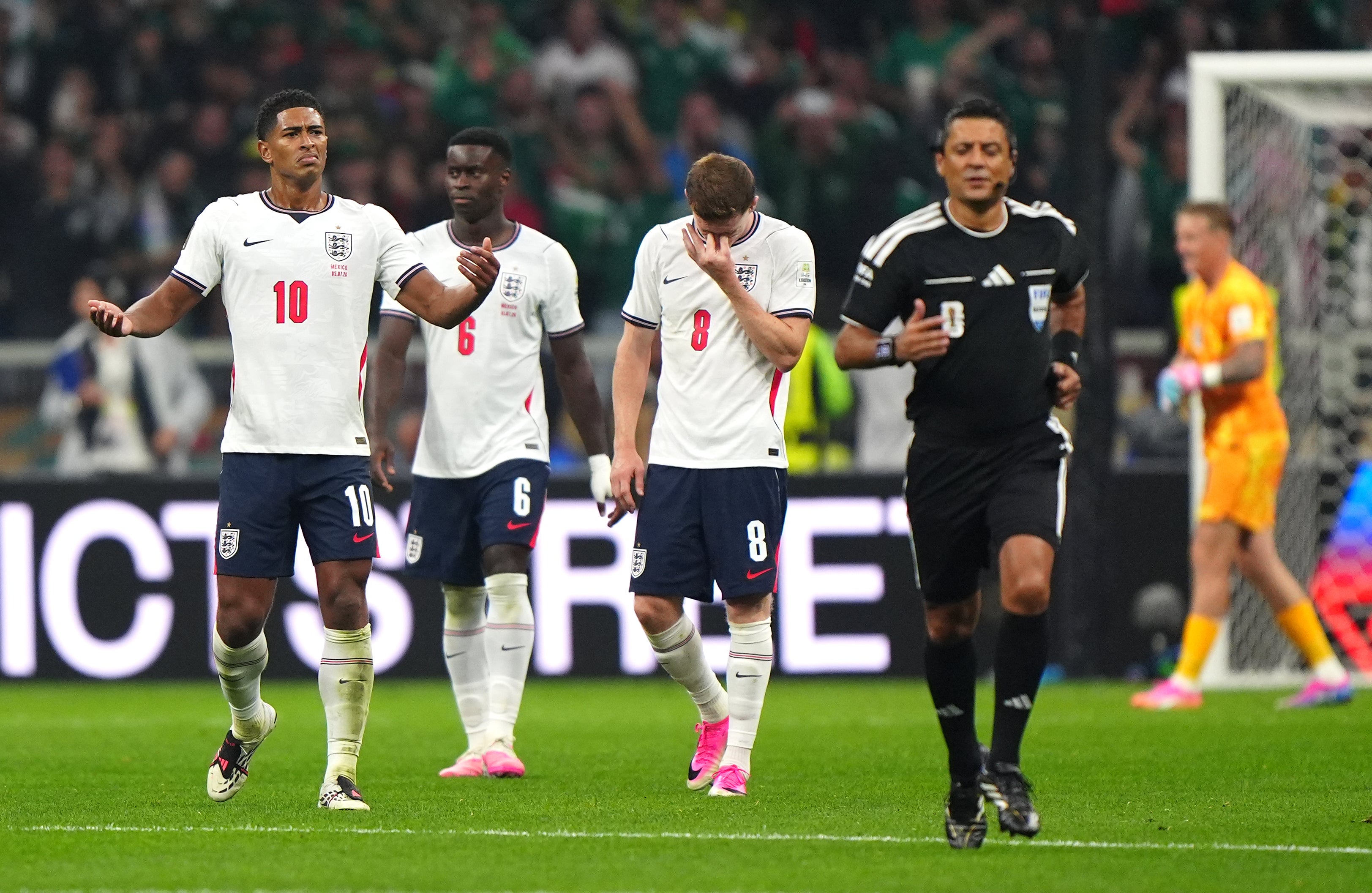 England faced adversity throughout the last 16 tie