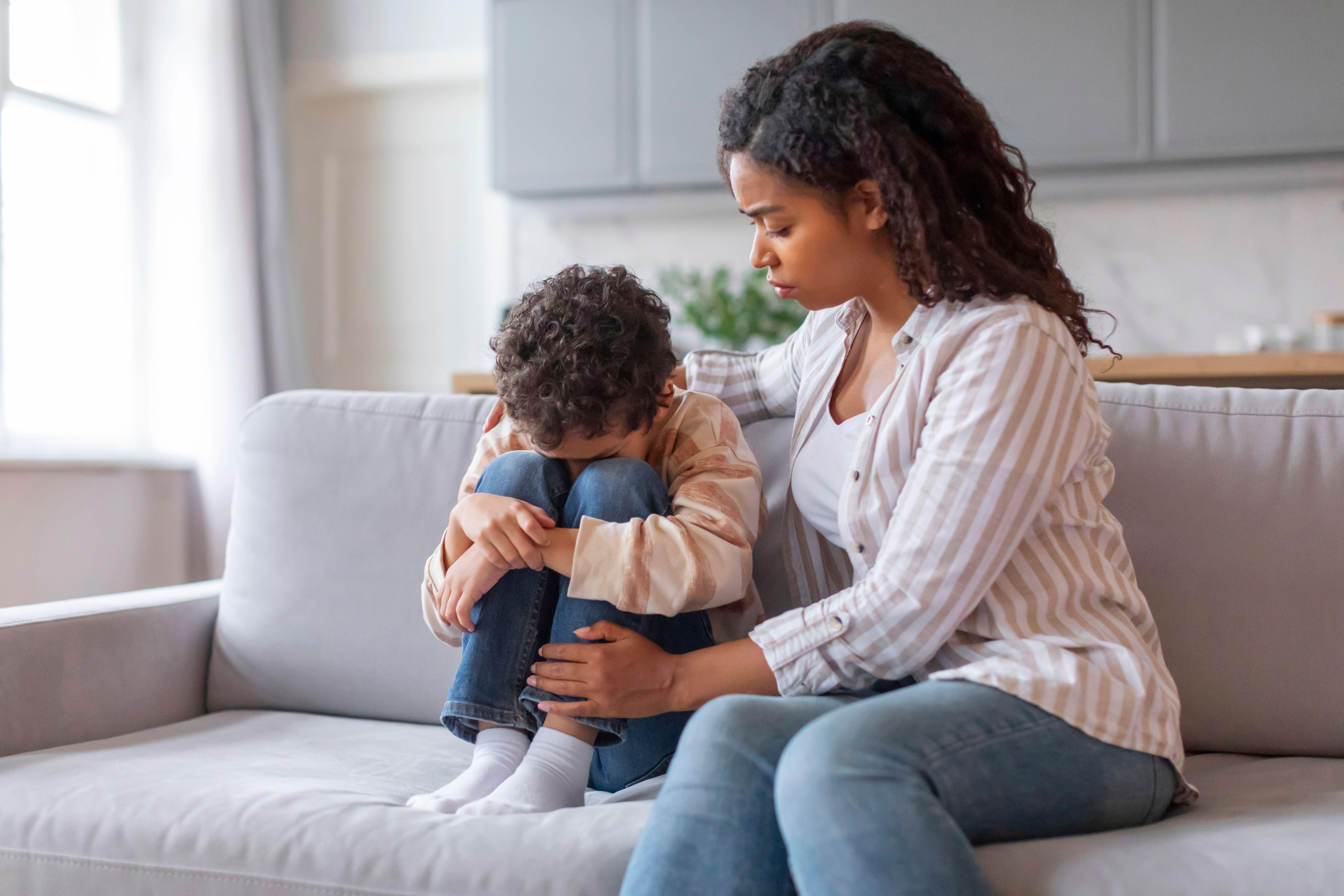 Children can become bored or frustrated during the school holidays