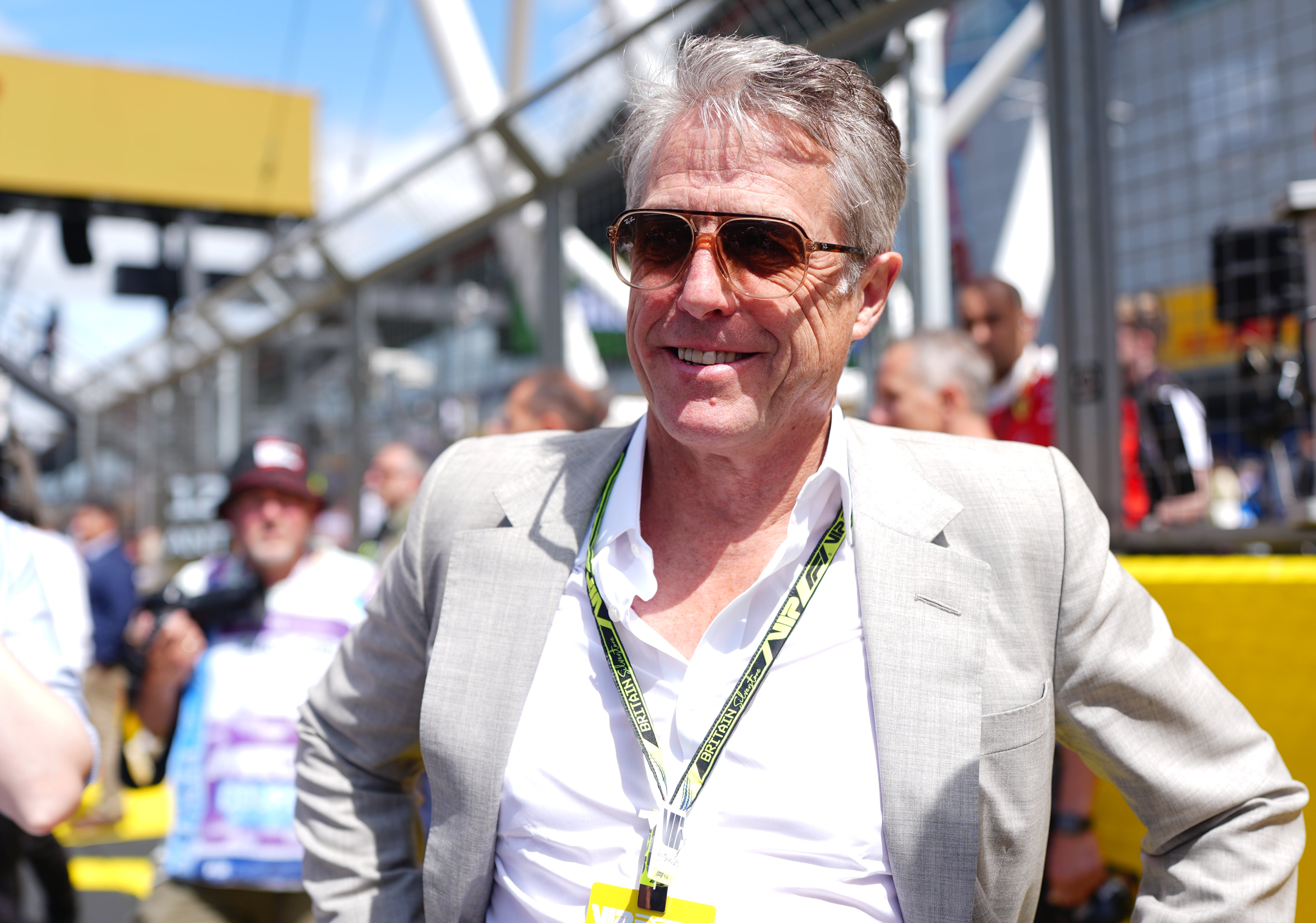 Hugh Grant in Silverstone