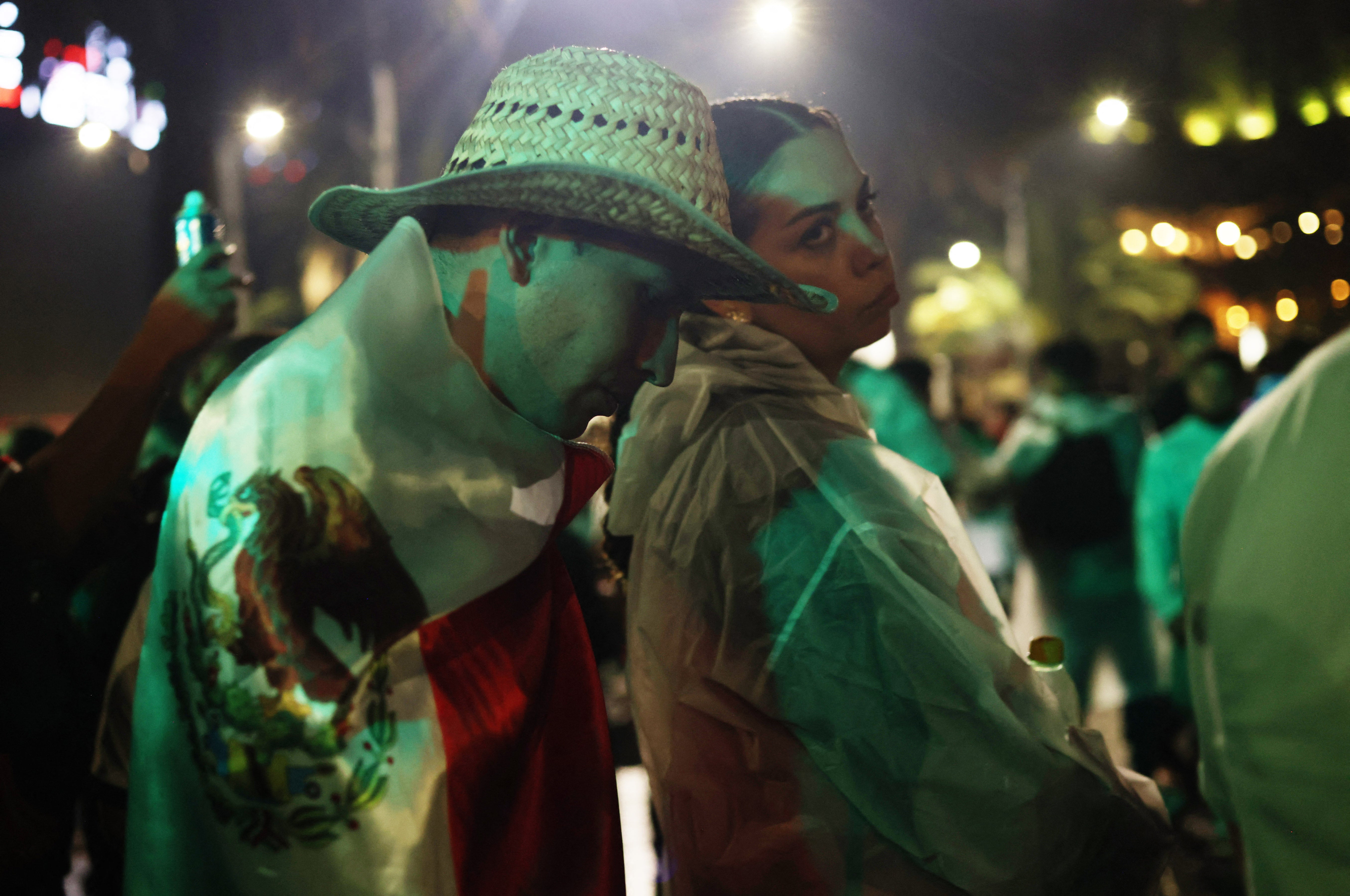 Mexican fans fail to hide their disappointment