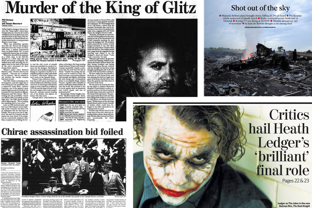 This Week in History: Versace murdered, Chirac survives neo-Nazi plot, and Kennedys die in crash This Week in History: Versace murdered, Chirac survives neo-Nazi plot, and Kennedys die in crash