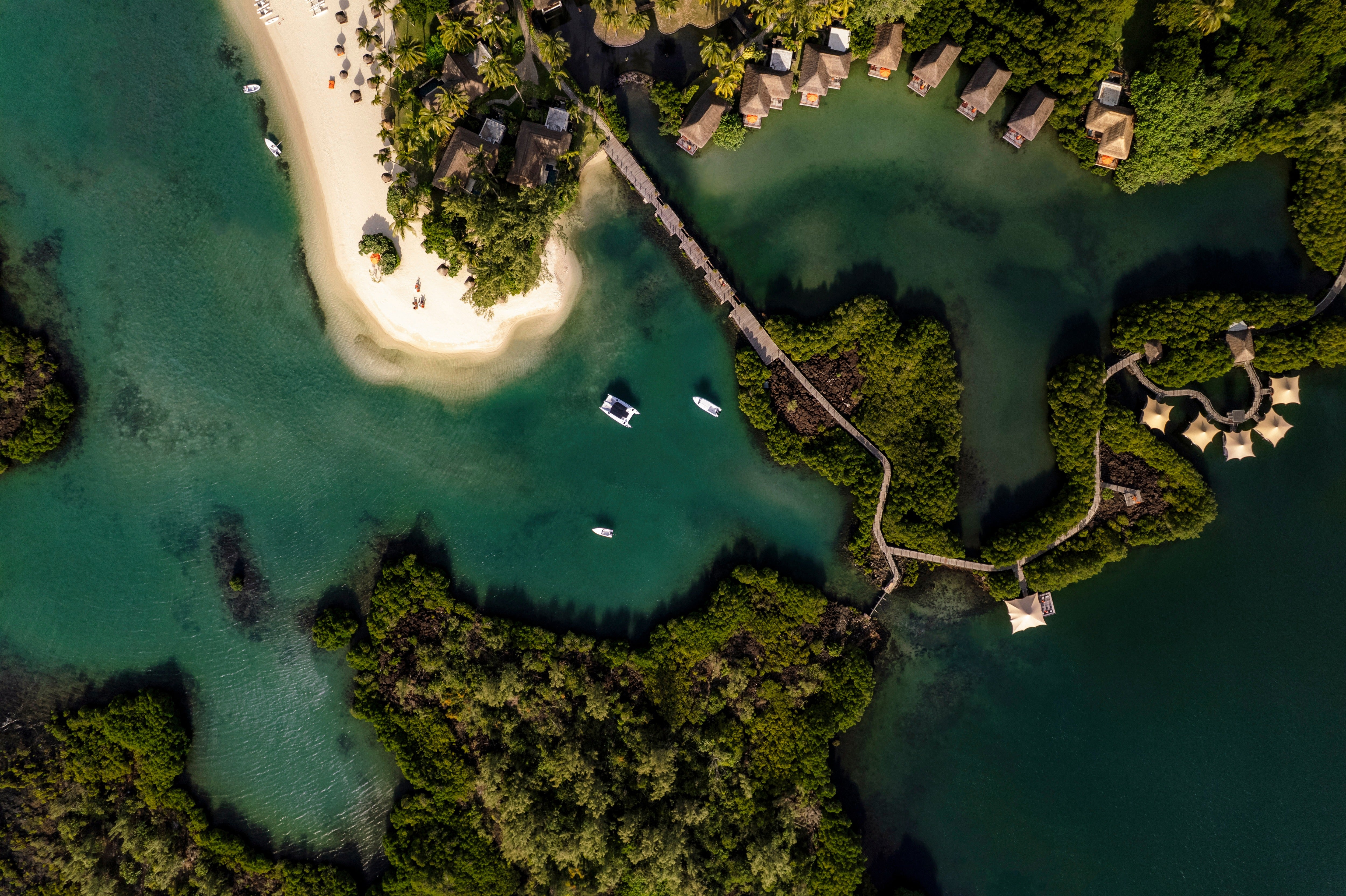 Constance Prince Maurice has both a long swathe of sand and a nature-filled lagoon