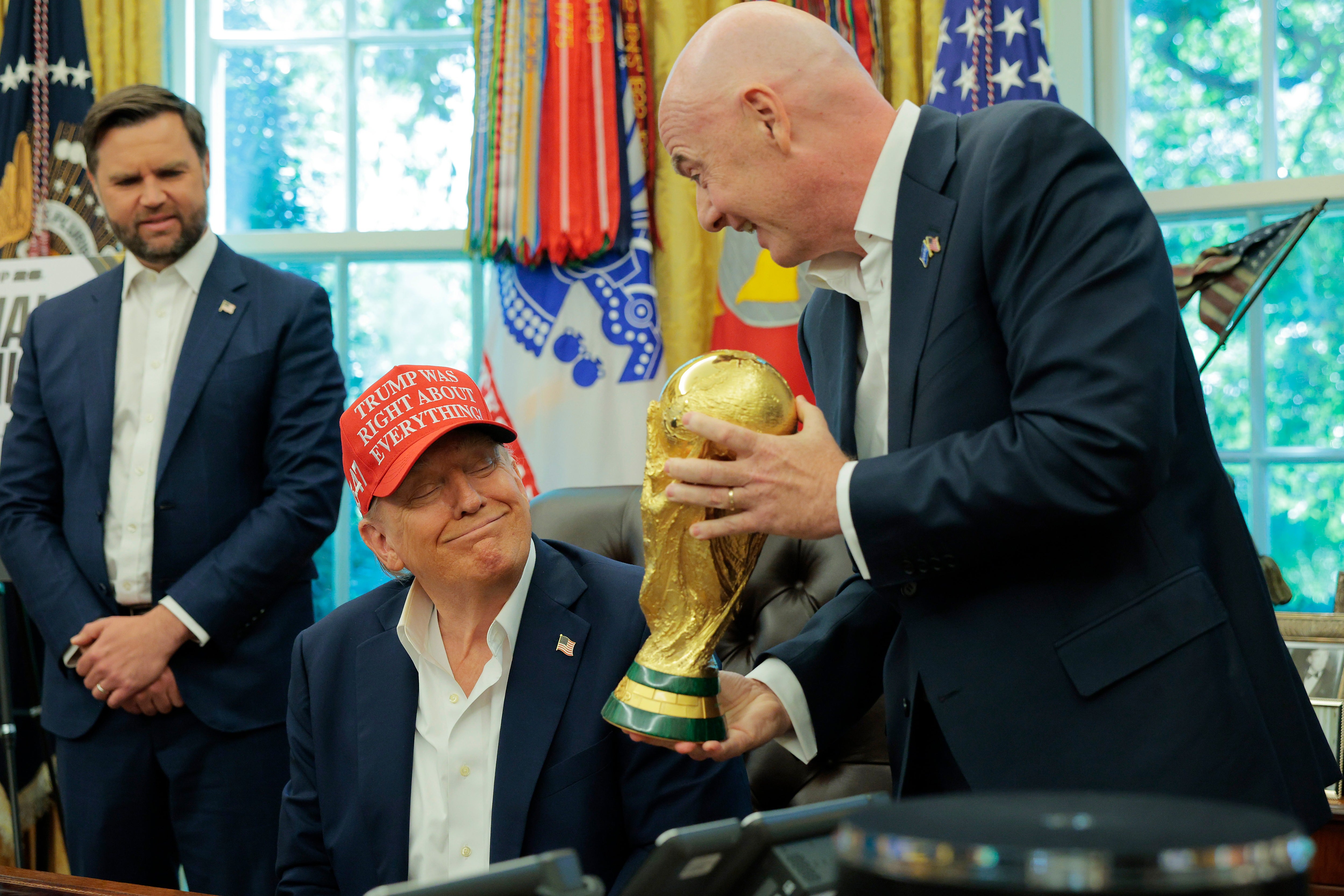 The Donald Trump farrago leaves Fifa with a major problem (Getty)