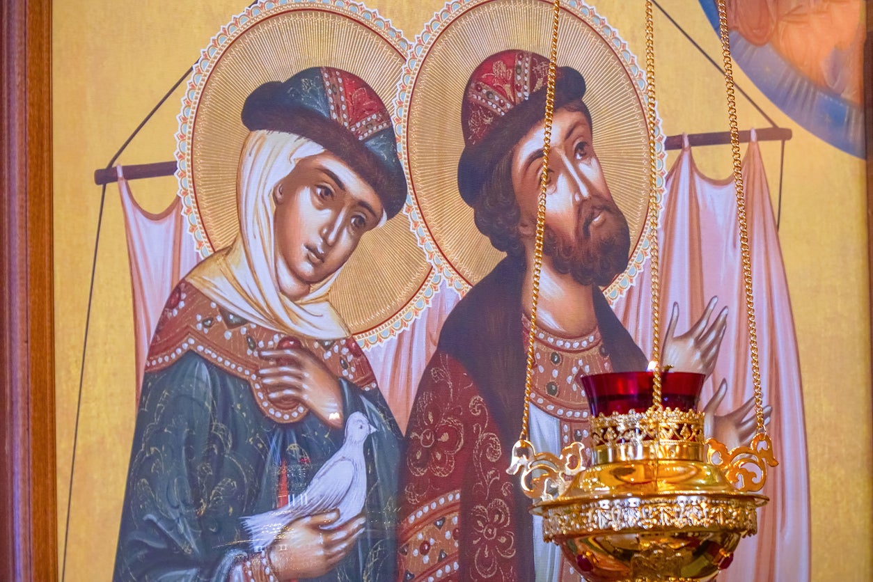 July 8 honors Sts. Peter and Fevronia, a 13th-century prince and princess venerated as patrons of marriage and famed for their devotion to each other