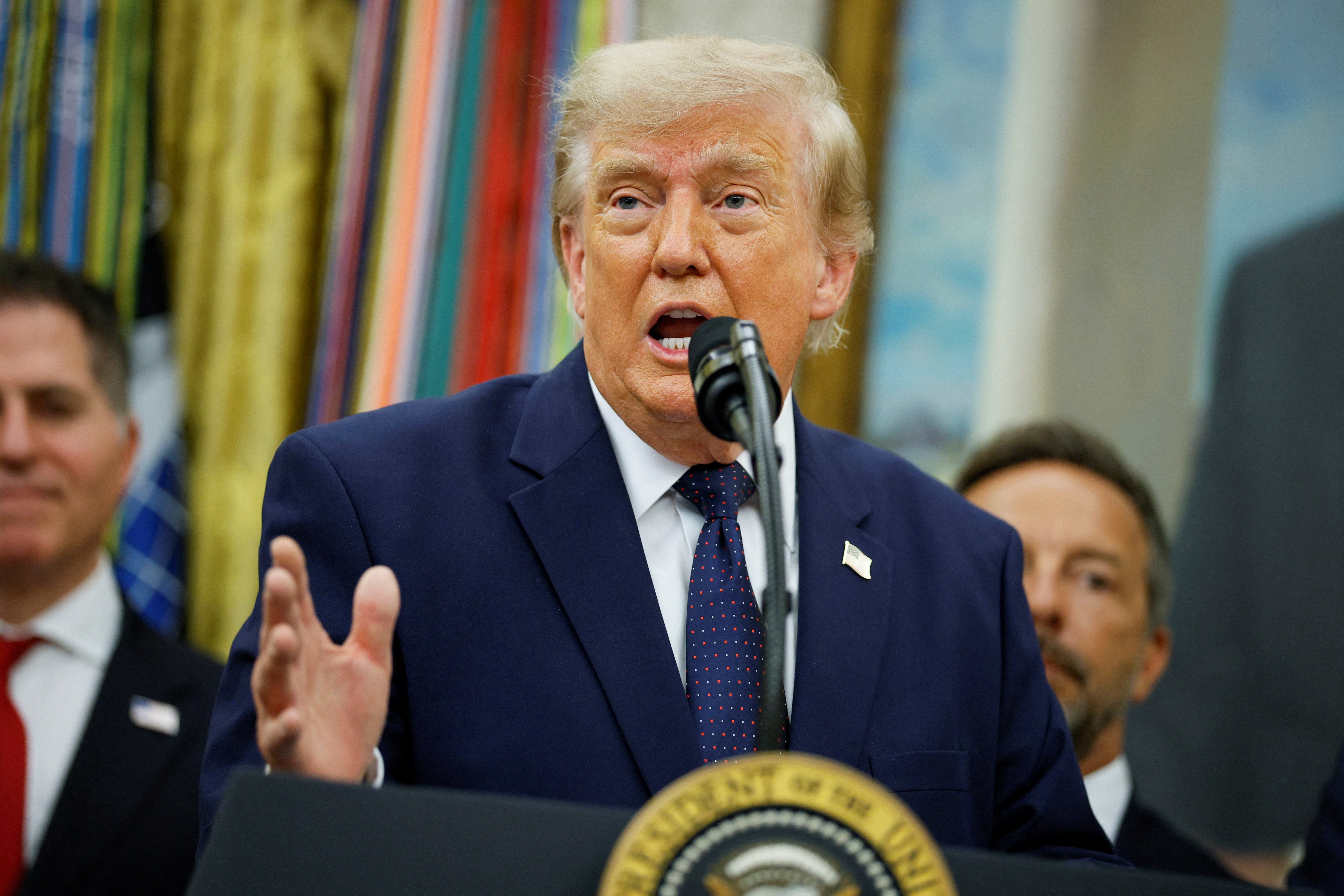 Donald Trump confirms he lobbied FIFA President Gianni Infantino to 'review' red card given to US striker