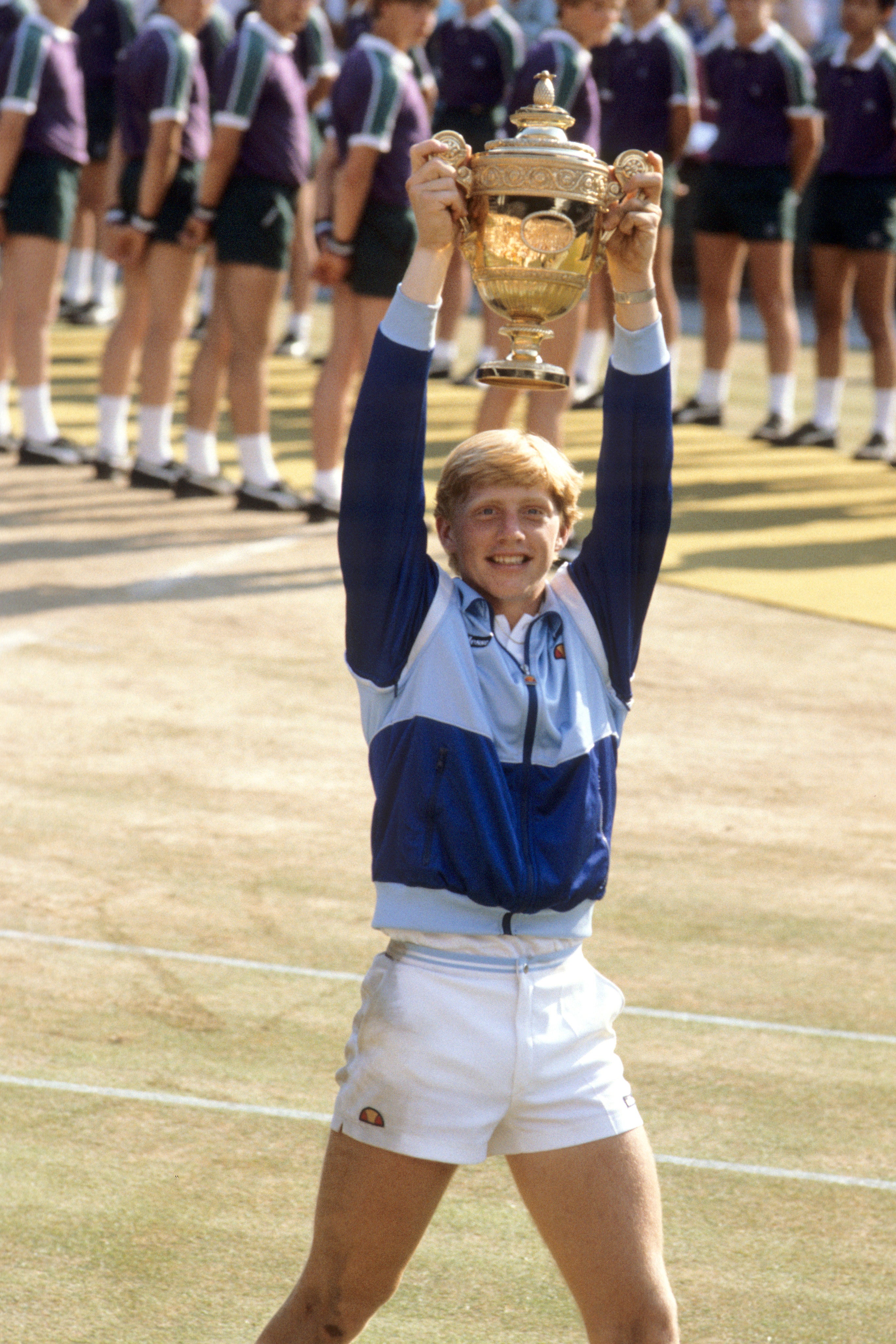 Boris Becker became the youngest person ever and the first unseeded player to win the Wimbledon men’s singles title (PA) (PA Archive)