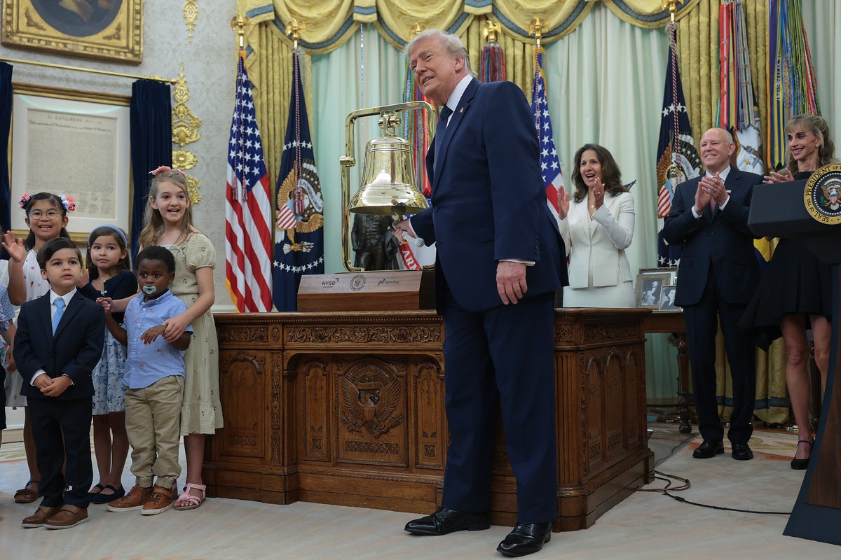 Going to become very rich: Trump gives Dell stock a big boost as president rings in markets to tout kid accounts Trump rings bell from Oval Office as he launches federally-backed investment accounts for eligible children