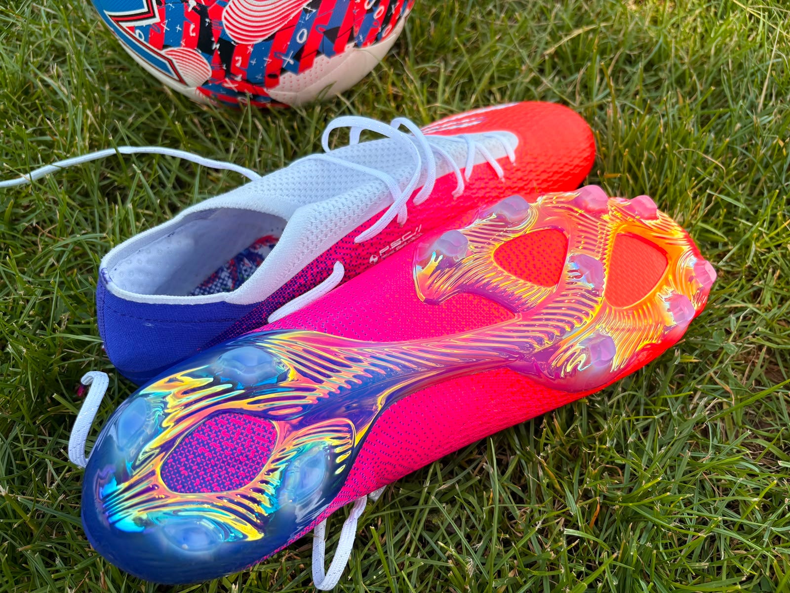 The studs offered good grip and feel of the ball (Harry Bullmore/The Independent)