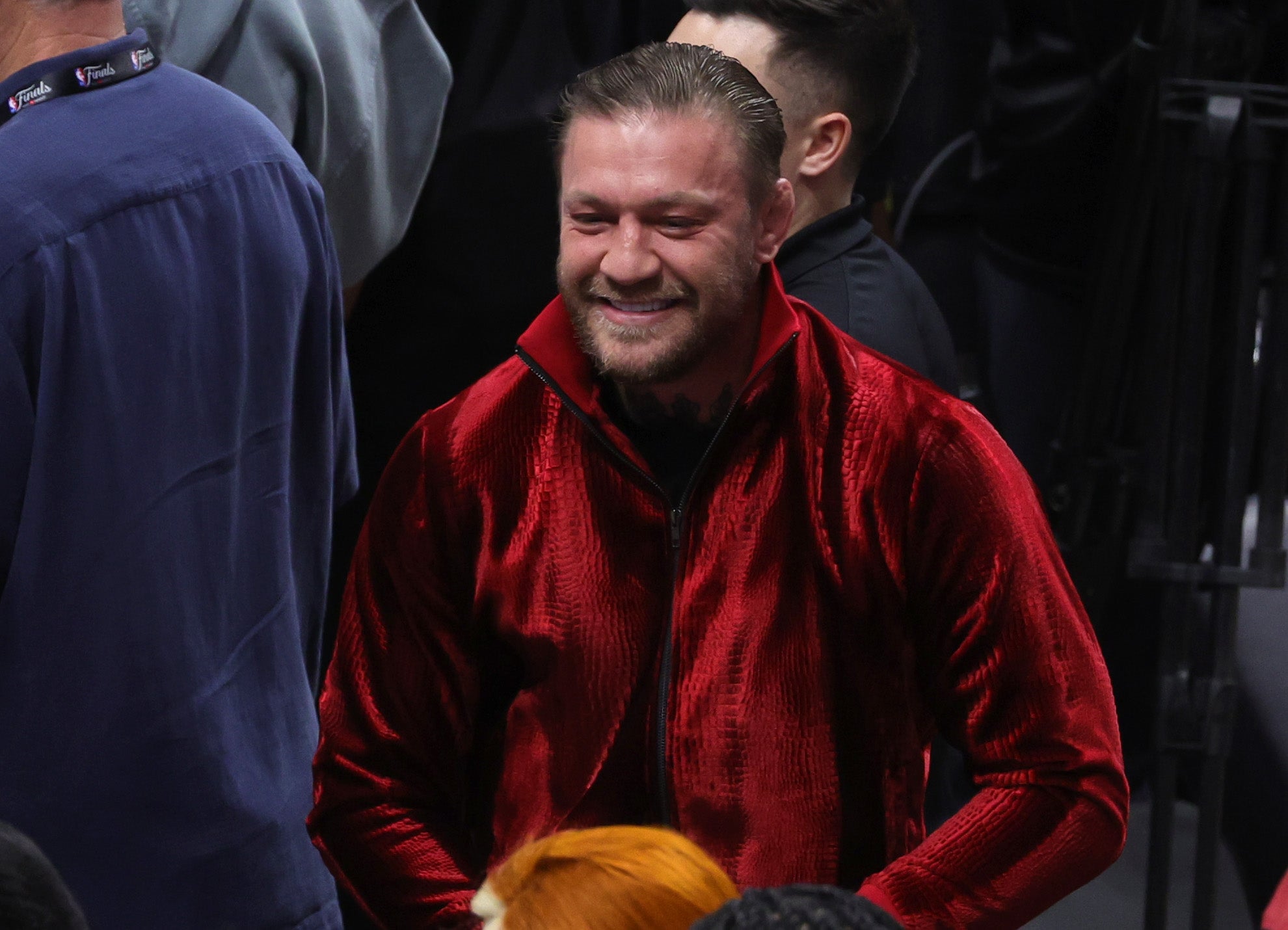 McGregor at a Miami Heat basketball match in June 2023 (Getty)