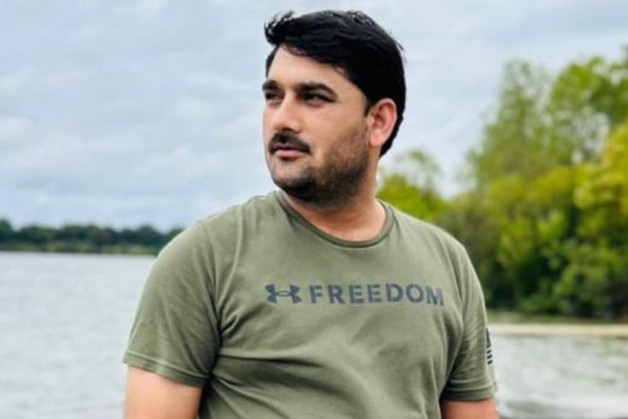 Afghan national Mohammad Nazeer Paktiawal, who died in the custody of Immigration and Customs Enforcement on March 14, is pictured in this undated family photo after resettling in Richardson, Texas