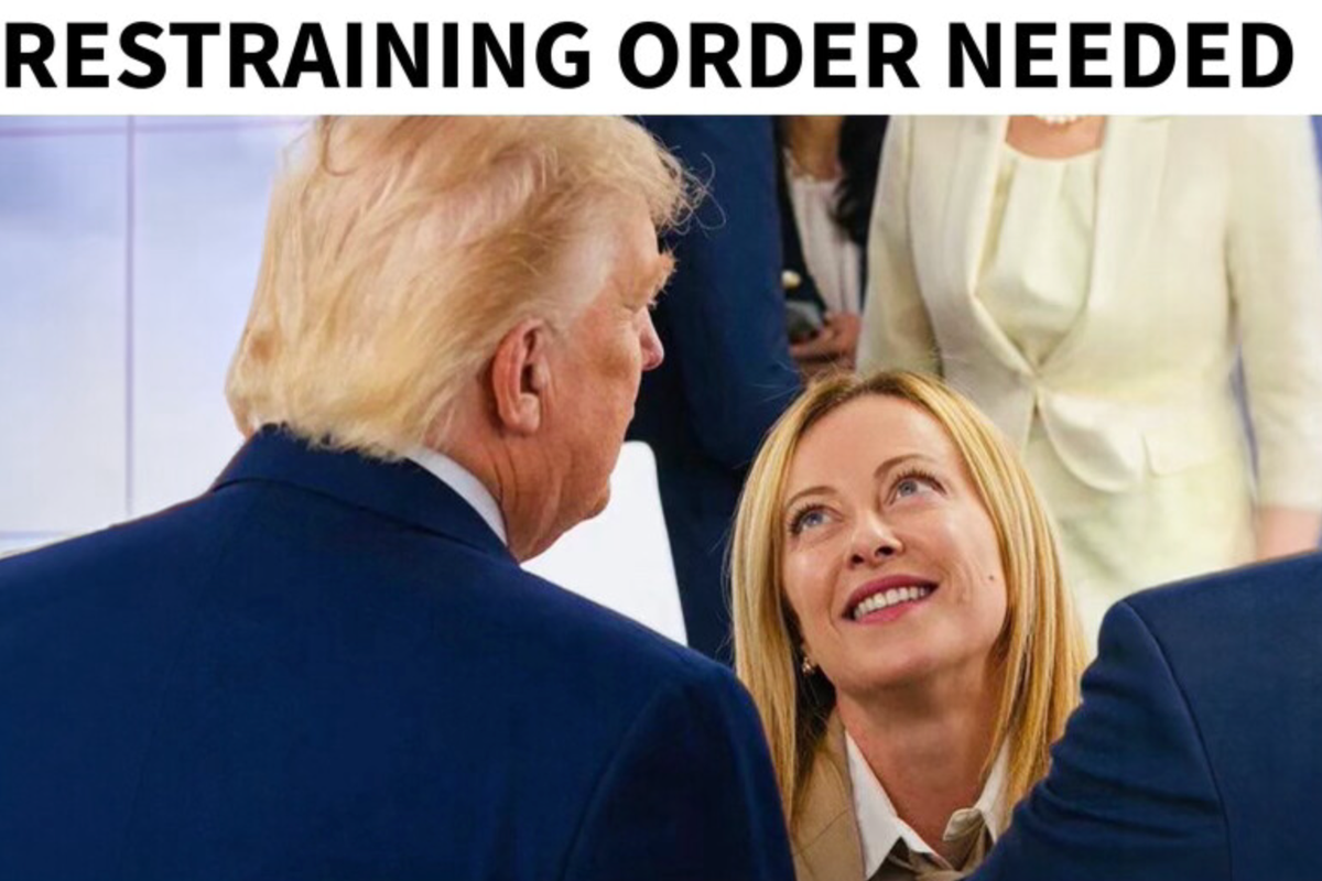 Trump reacendeu uma rivalidade com o primeiro-ministro italiano, Giorgio Meloni, ao sugerir que ela o estava perseguindo em sua última postagem nas redes sociais.