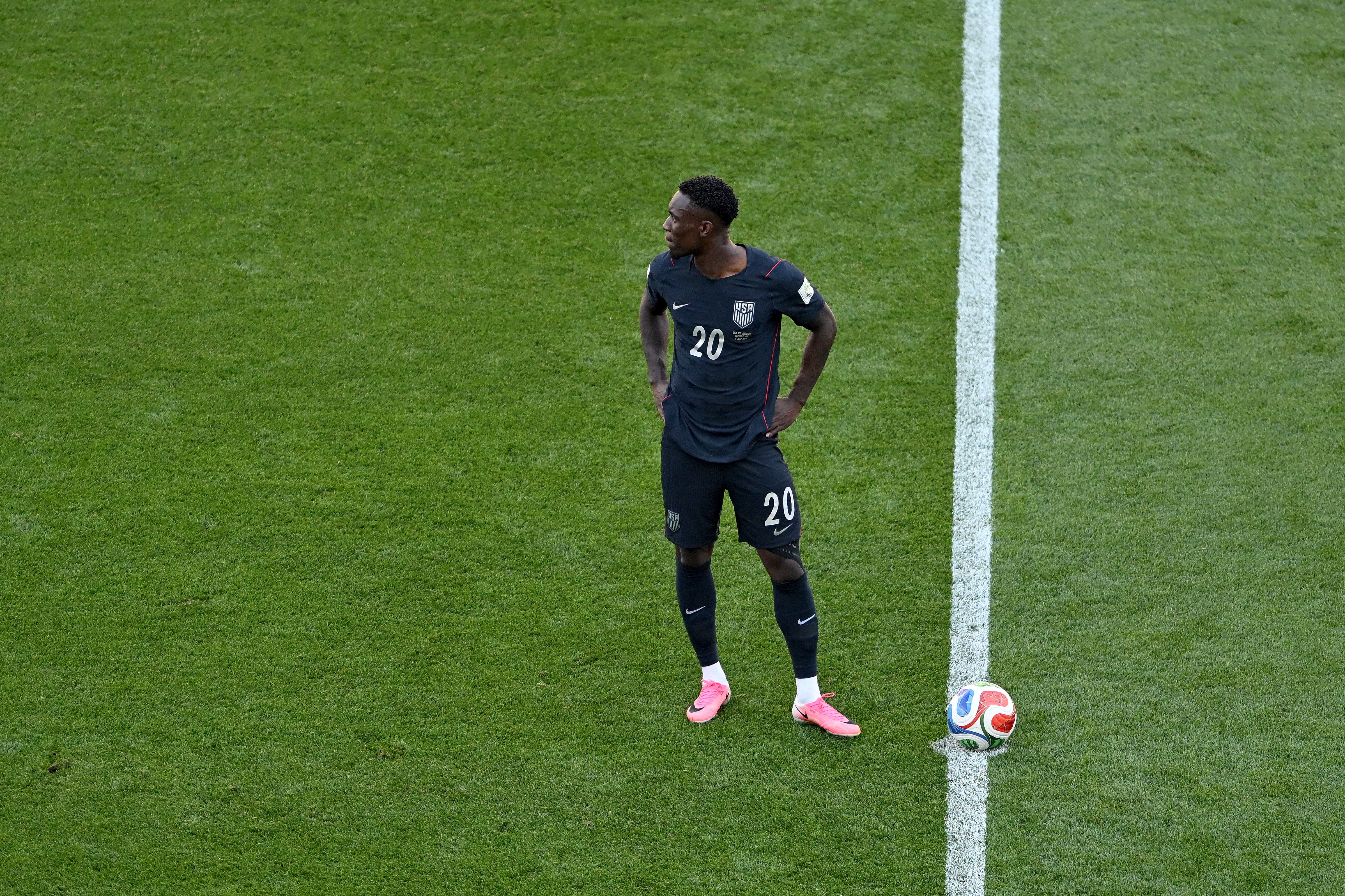 Folarin Balogun was permitted to play against Belgium