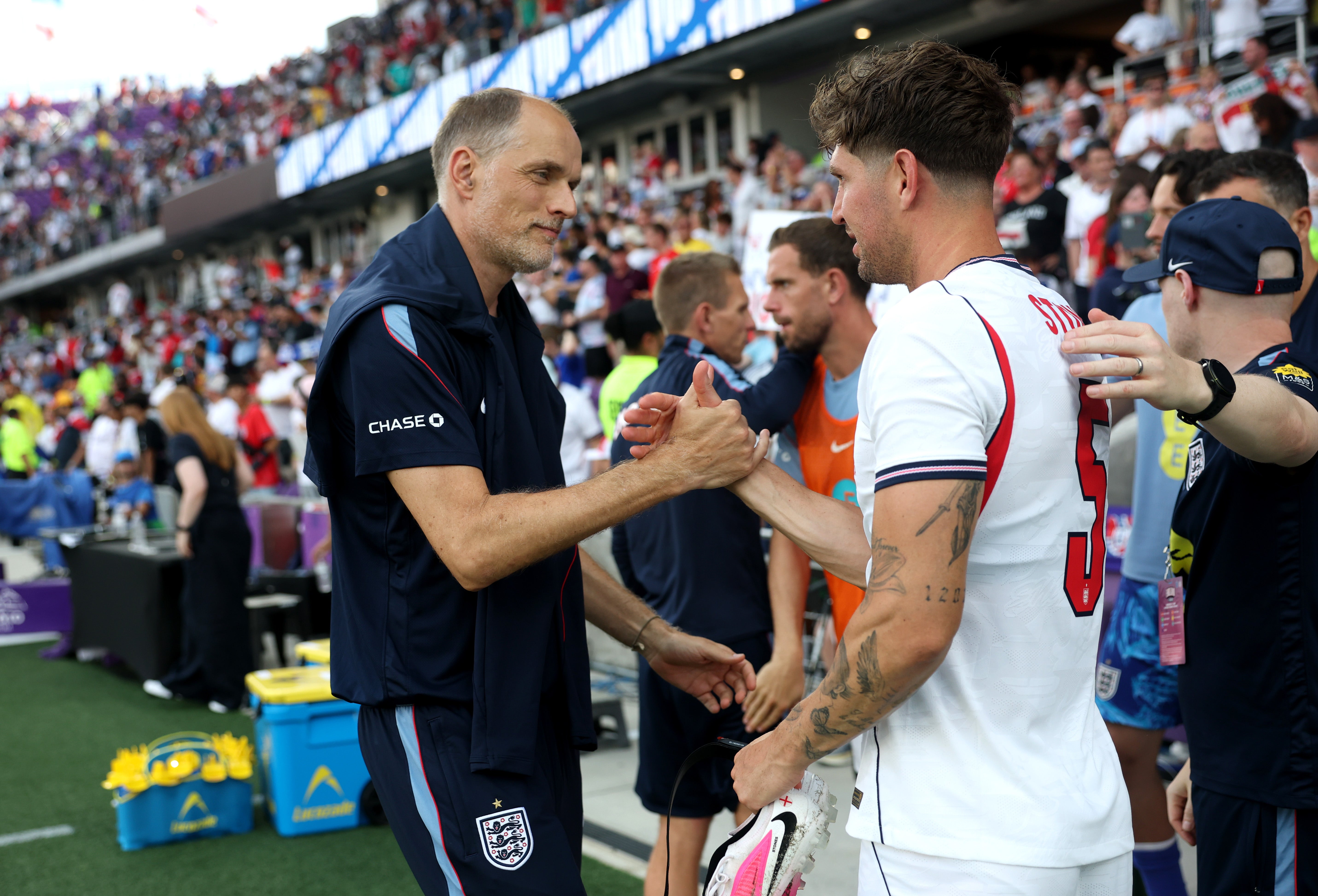Watch: England defender pranks Tuchel with fake injury in behind-the-scenes video