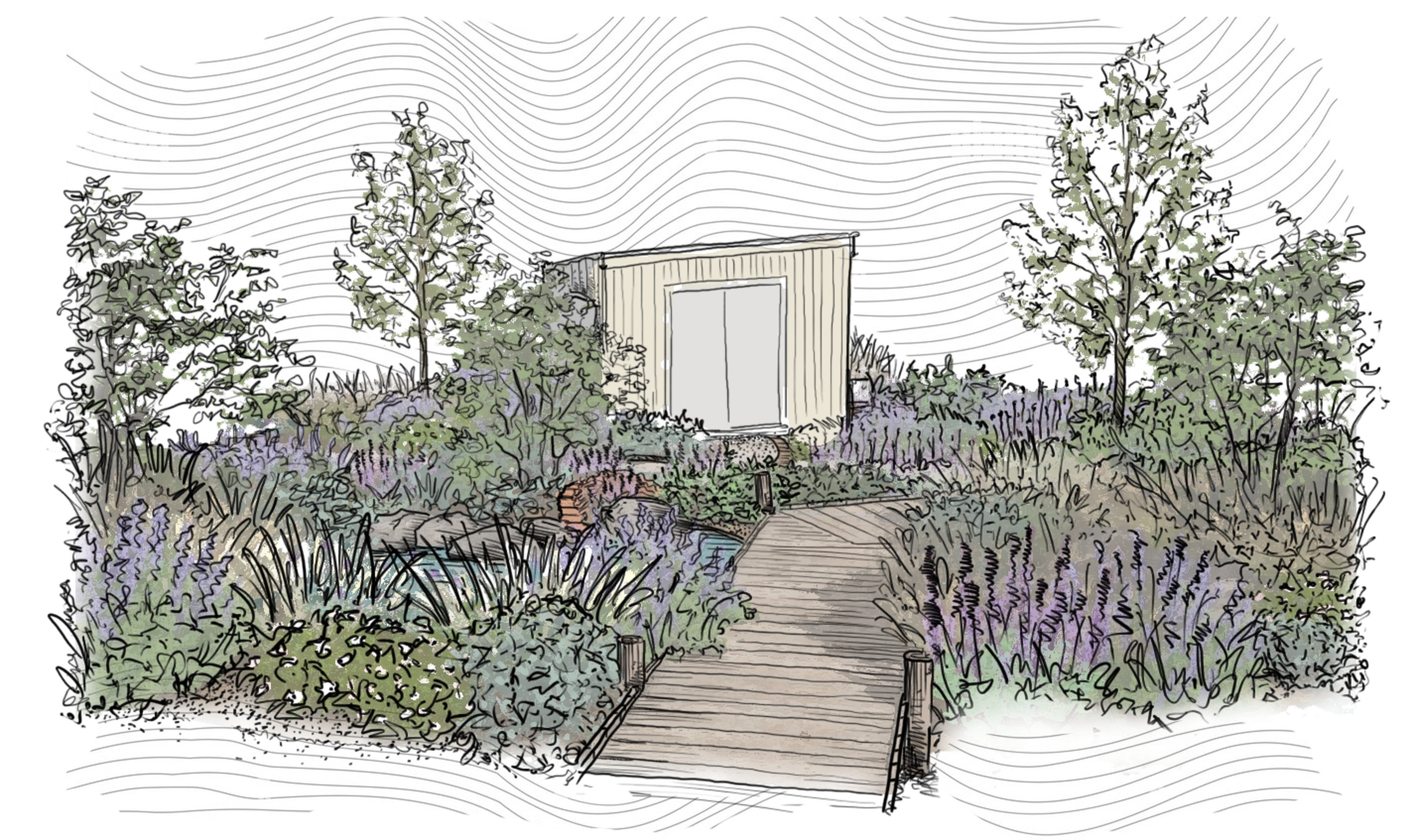 The first RHS flower show to be held in Norfolk will feature a garden celebrating frogs, tadpoles and all manner of amphibian life, lovingly known as ‘Pollywiggle’