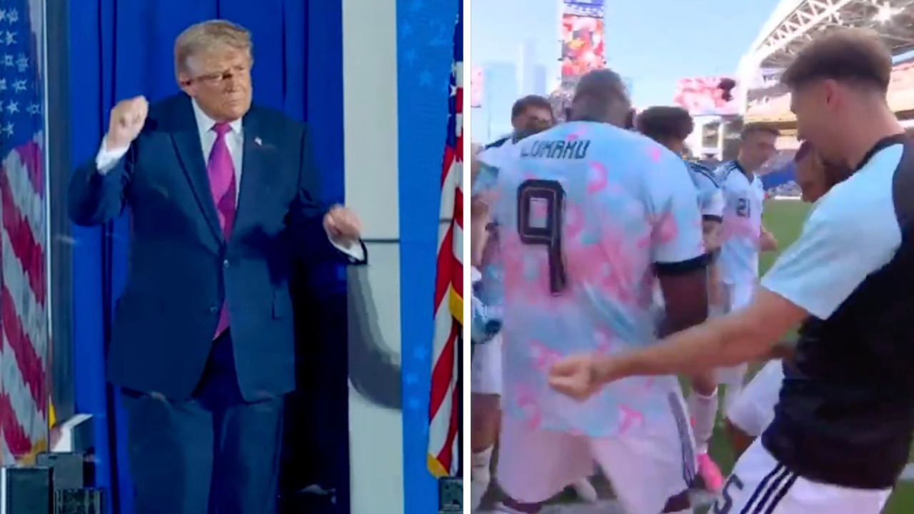 The Belgium World Cup team mocked Trump's signature dance move after winning against the US in a game that wasn’t even close