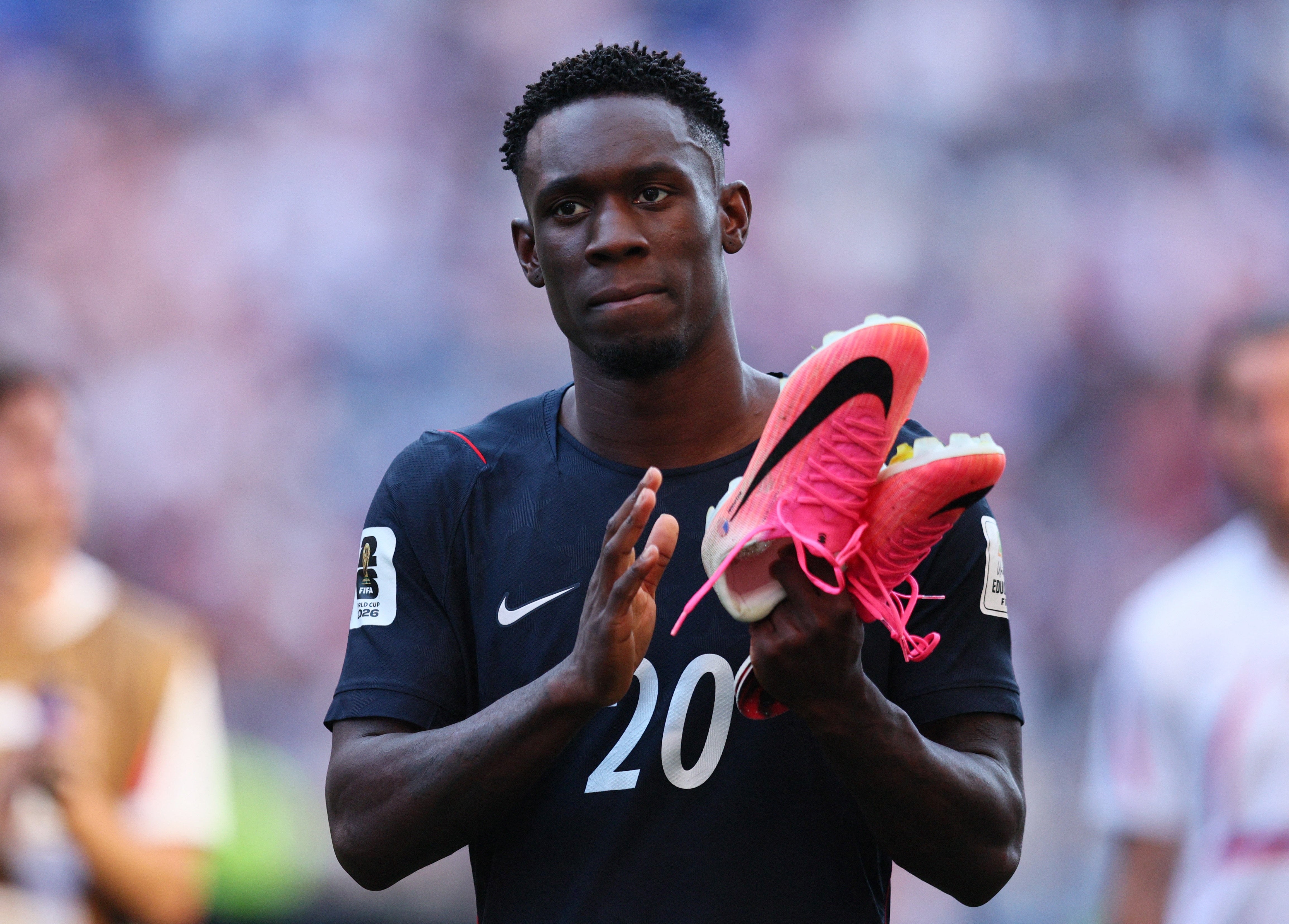 Folarin Balogun was controversially allowed to play against Belgium