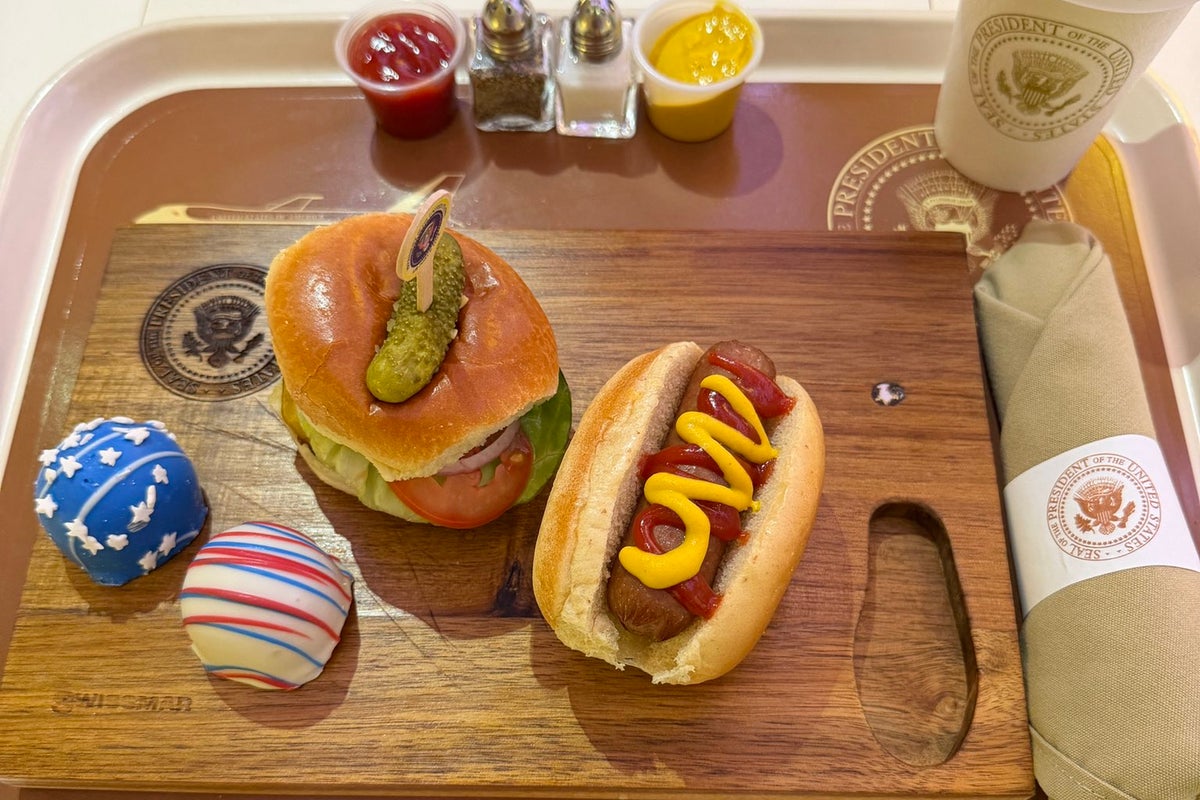 Tiny hot dog for tiny hands? Air Force One’s July 4 meal has the internet laughing