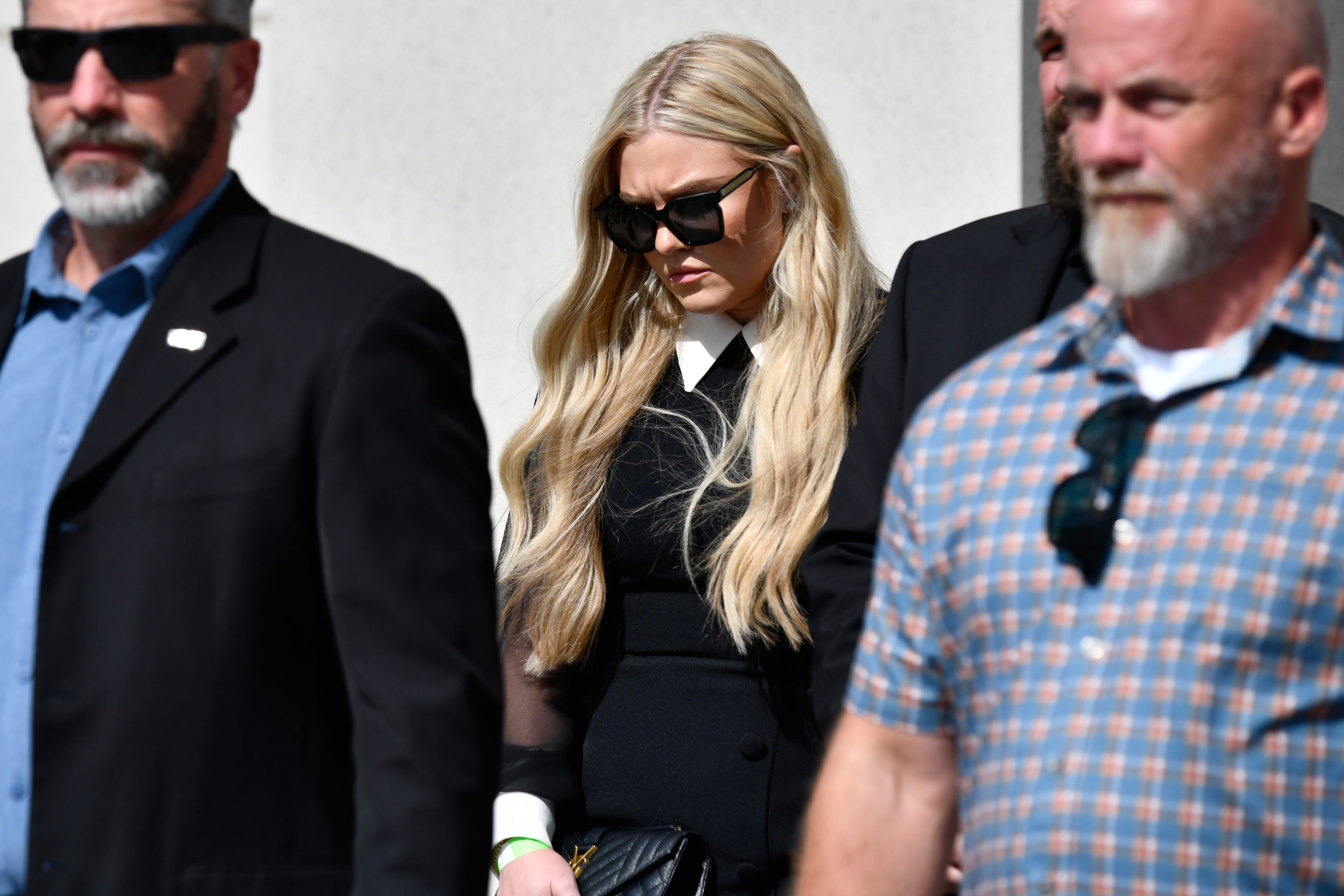 Kirk’s widow, Erika Kirk, is attending the ‘mini trial,’ along with Kirk’s parents (AP Photo/Marielle Scott)