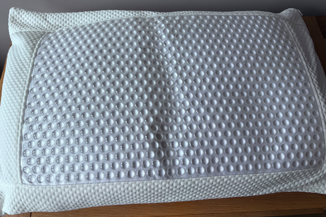 I slept deeply using this pillow, and I didn’t feel at all over-heated (Siobhan Grogan/The Independent)