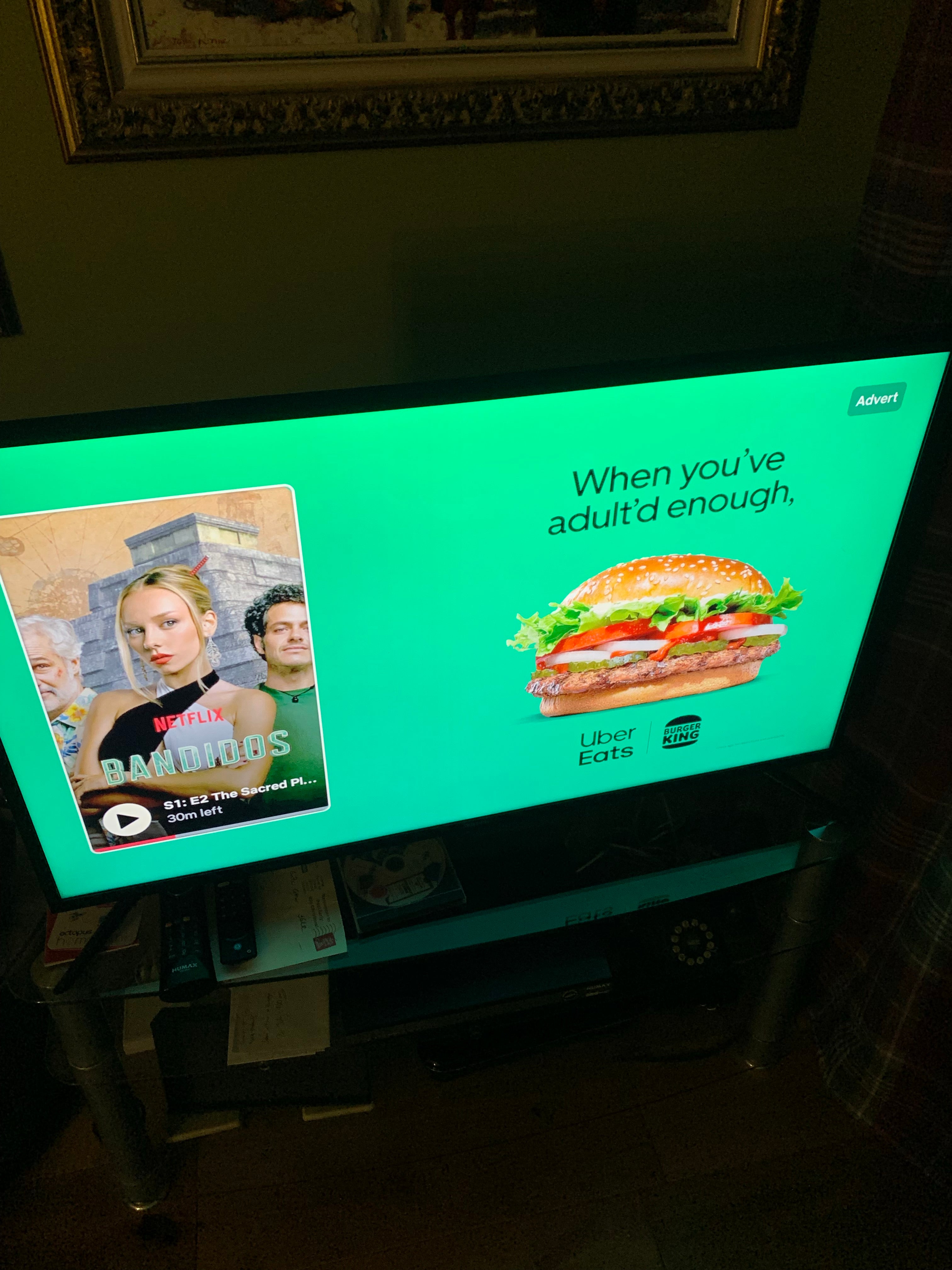 A photo of the advert for Papa John´s which was cleared by the ASA
