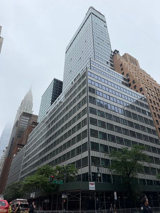 A high rise in Midtown East was evacuated over concerns that it would collapse