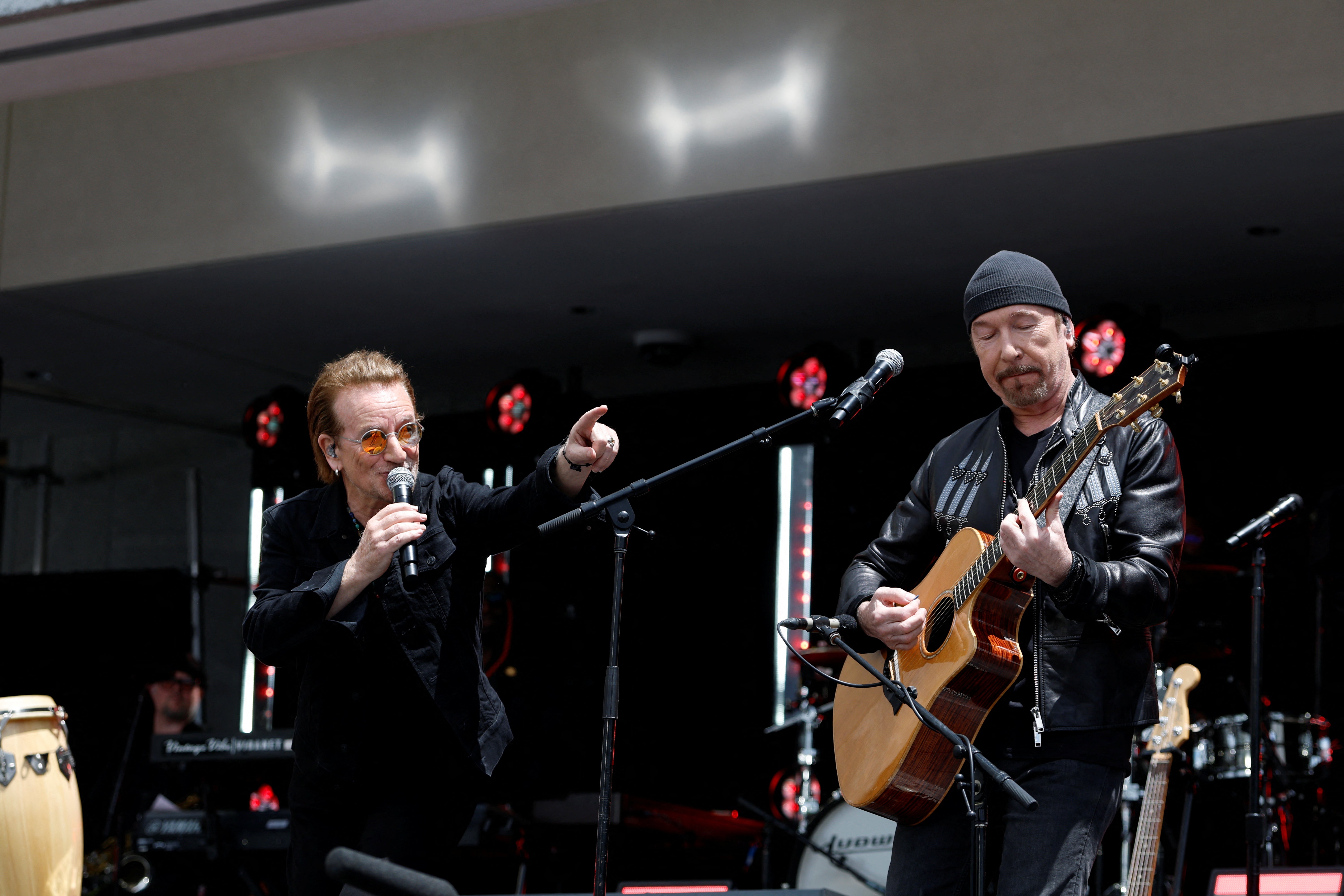 U2 released a new single on Tuesday (AFP/Getty)