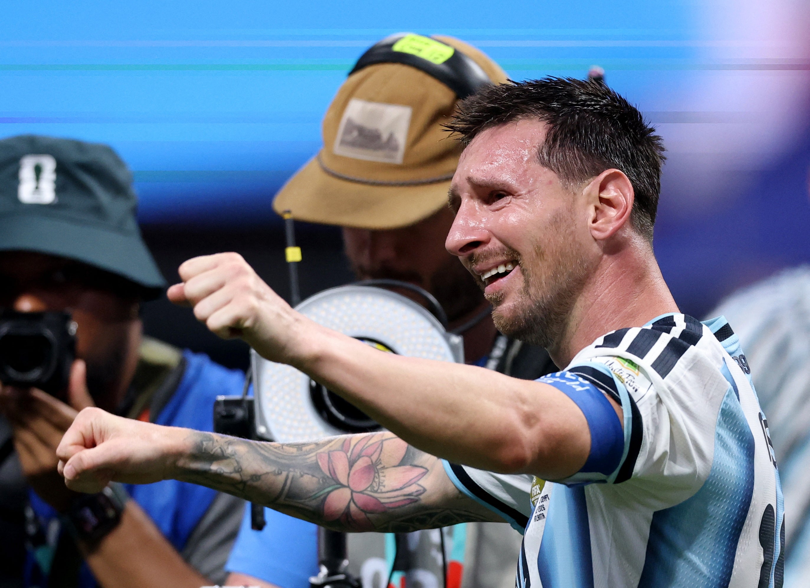 The Argentina icon was left in tears as his side came from 2-0 down to snatch a 3-2 win