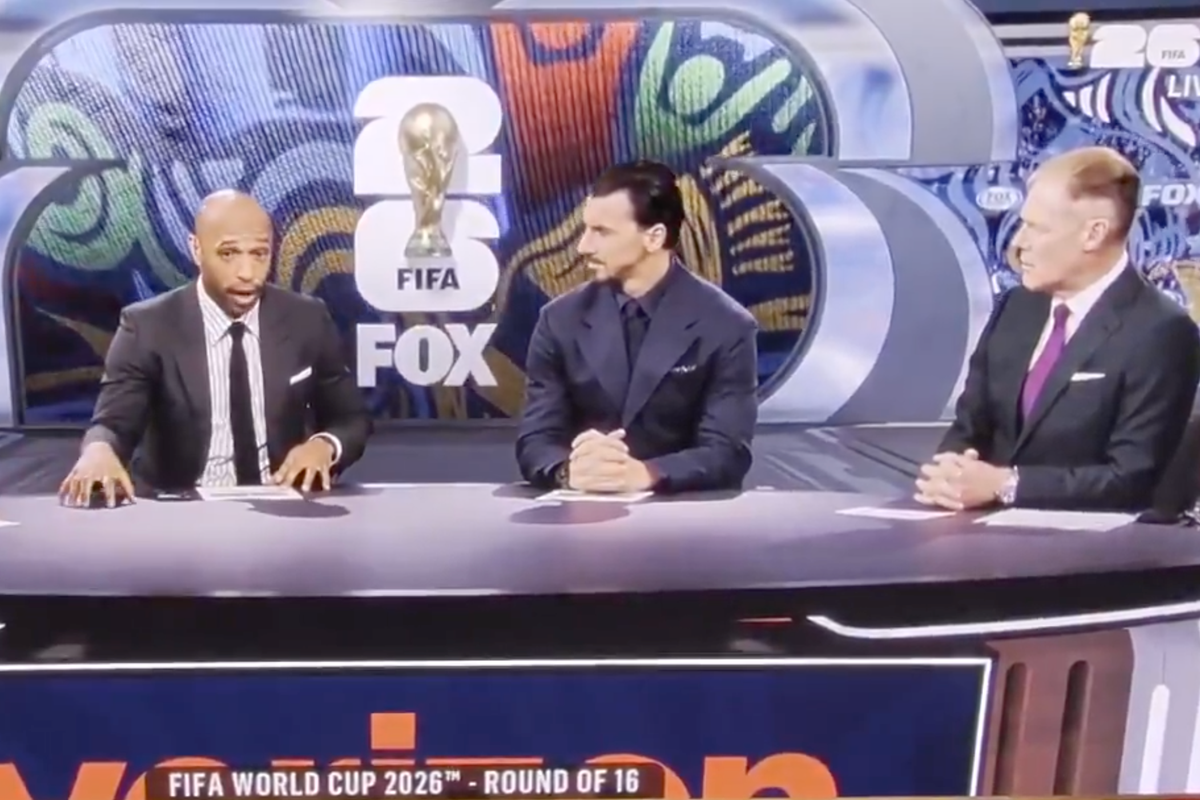 Fox Sports pundits Thierry Henry and Alexi Lalas clash during intense Balogun red card debate