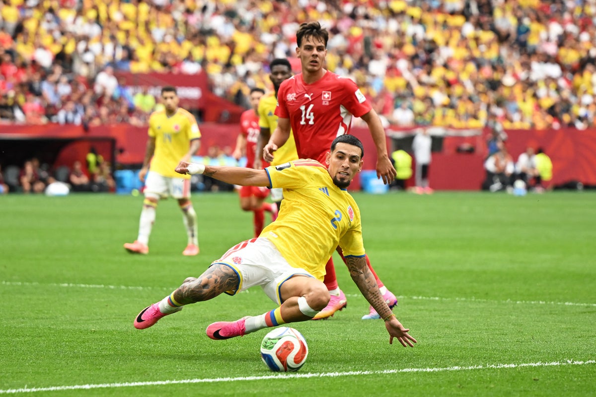 Switzerland v Colombia LIVE: Underdogs still level as sides face off in lively World Cup last 16 clash