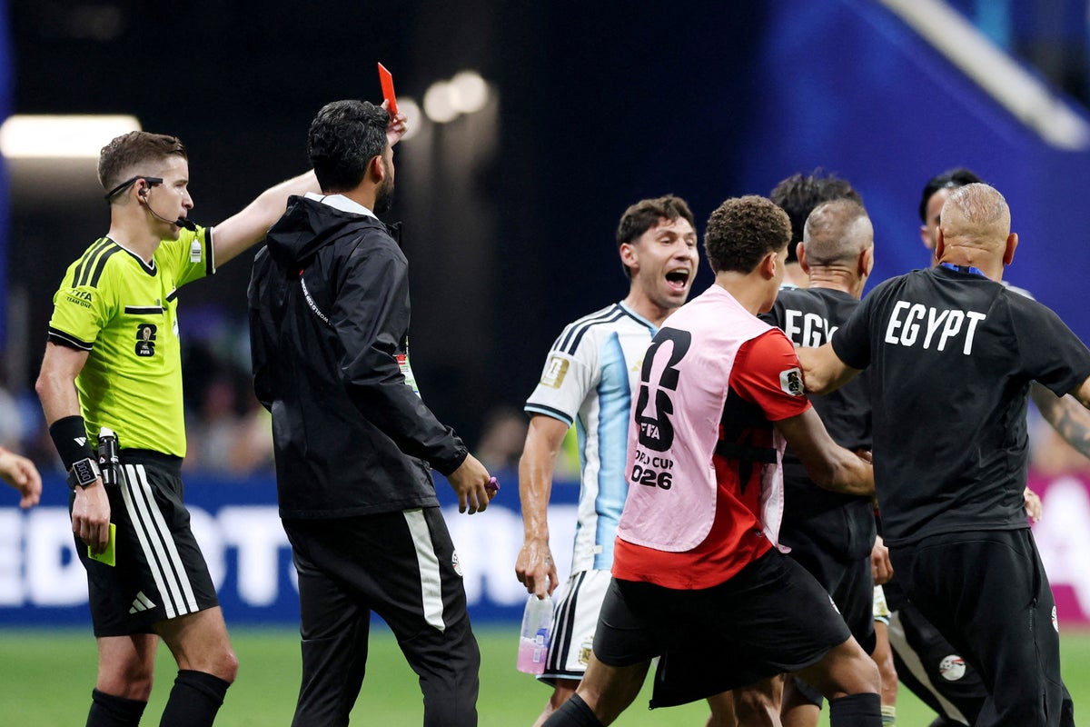 Egypt furious at controversial referee decisions and claim World Cup ‘directed towards Argentina’