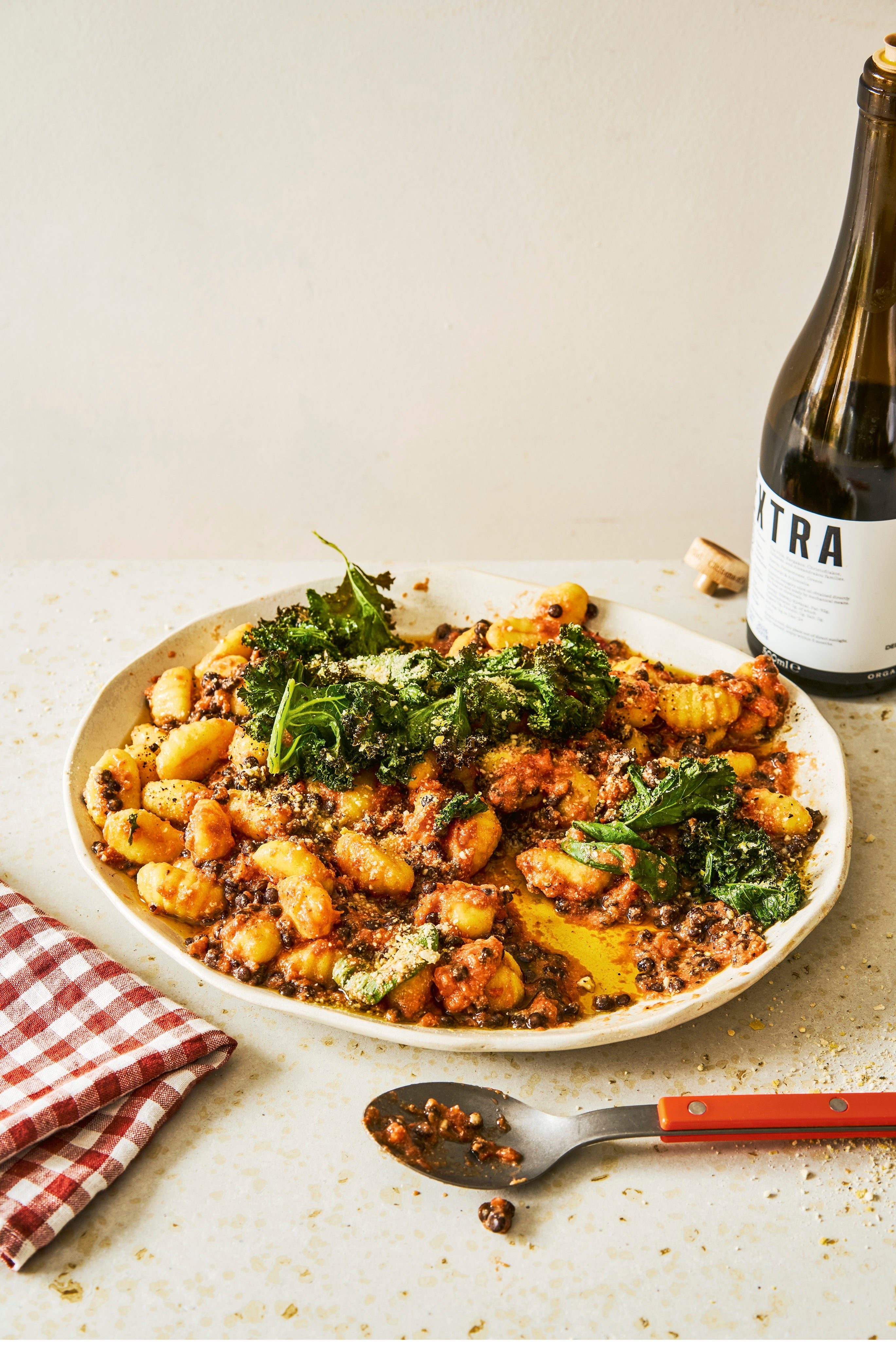 Lentils turn this comforting gnocchi bowl into a 30g protein dinner