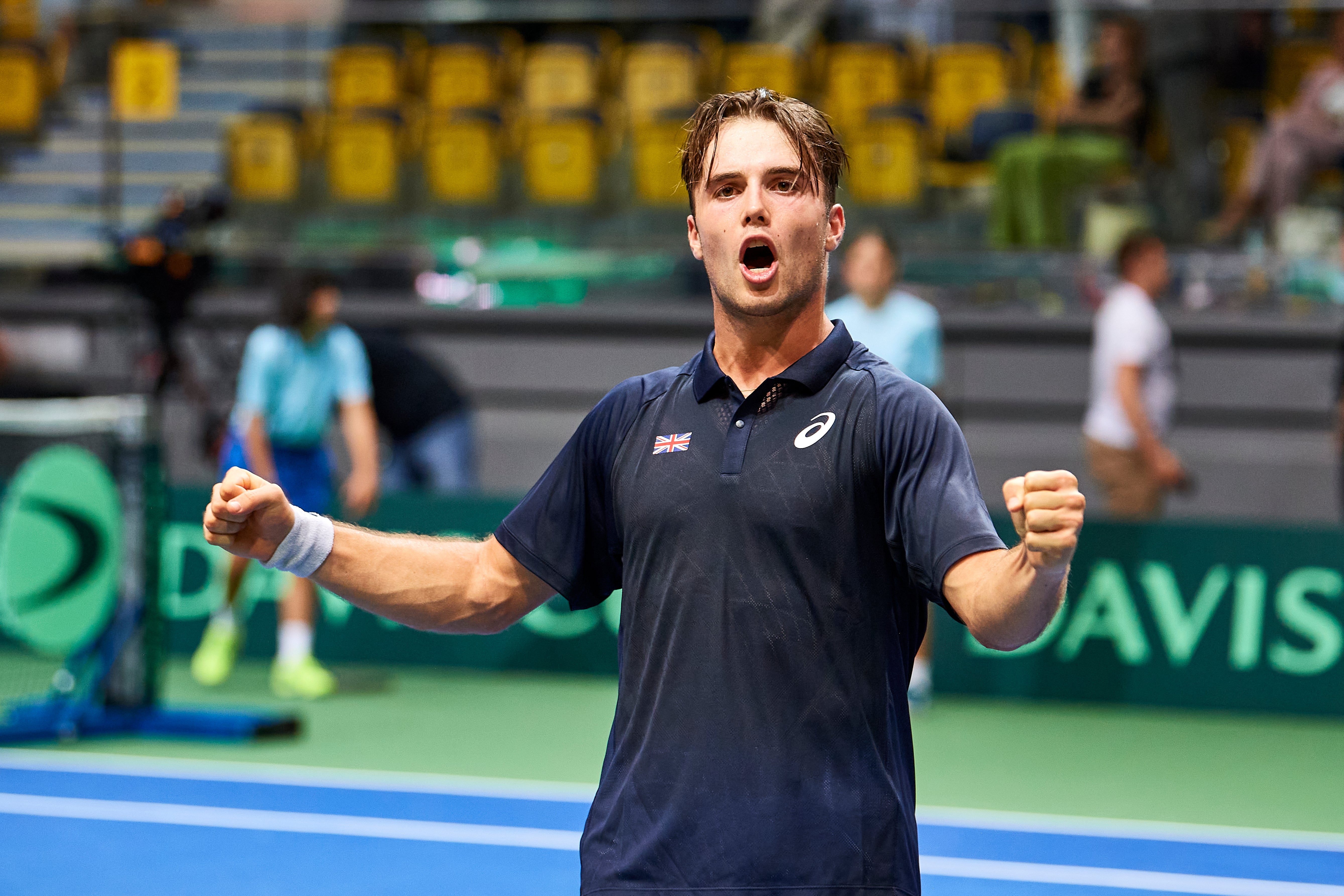 Fery won on his debut for Great Britain in the Davis Cup against Poland