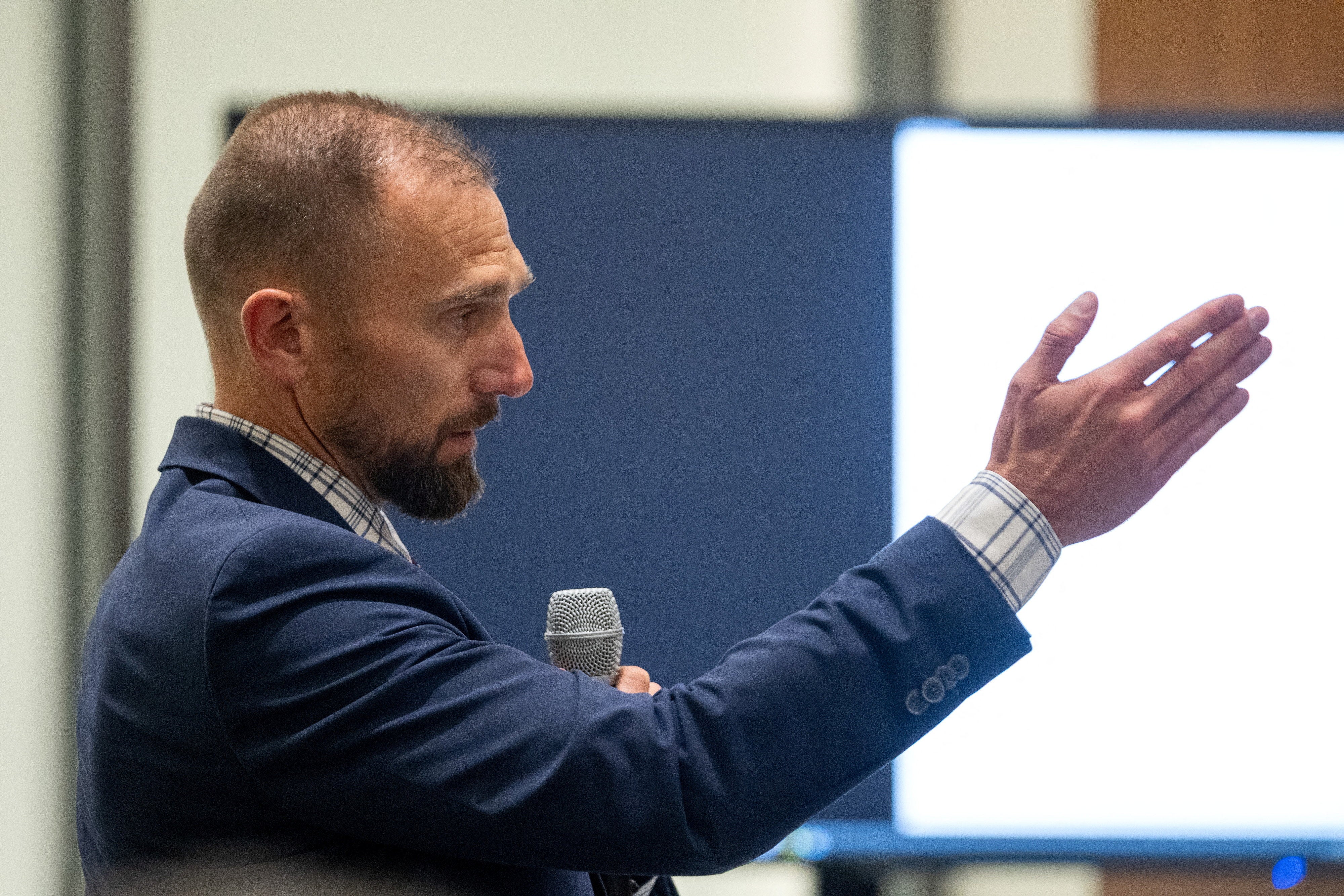 Deputy Utah County Attorney Ryan McBride during a preliminary hearing in 4th District Court for Tyler Robinson