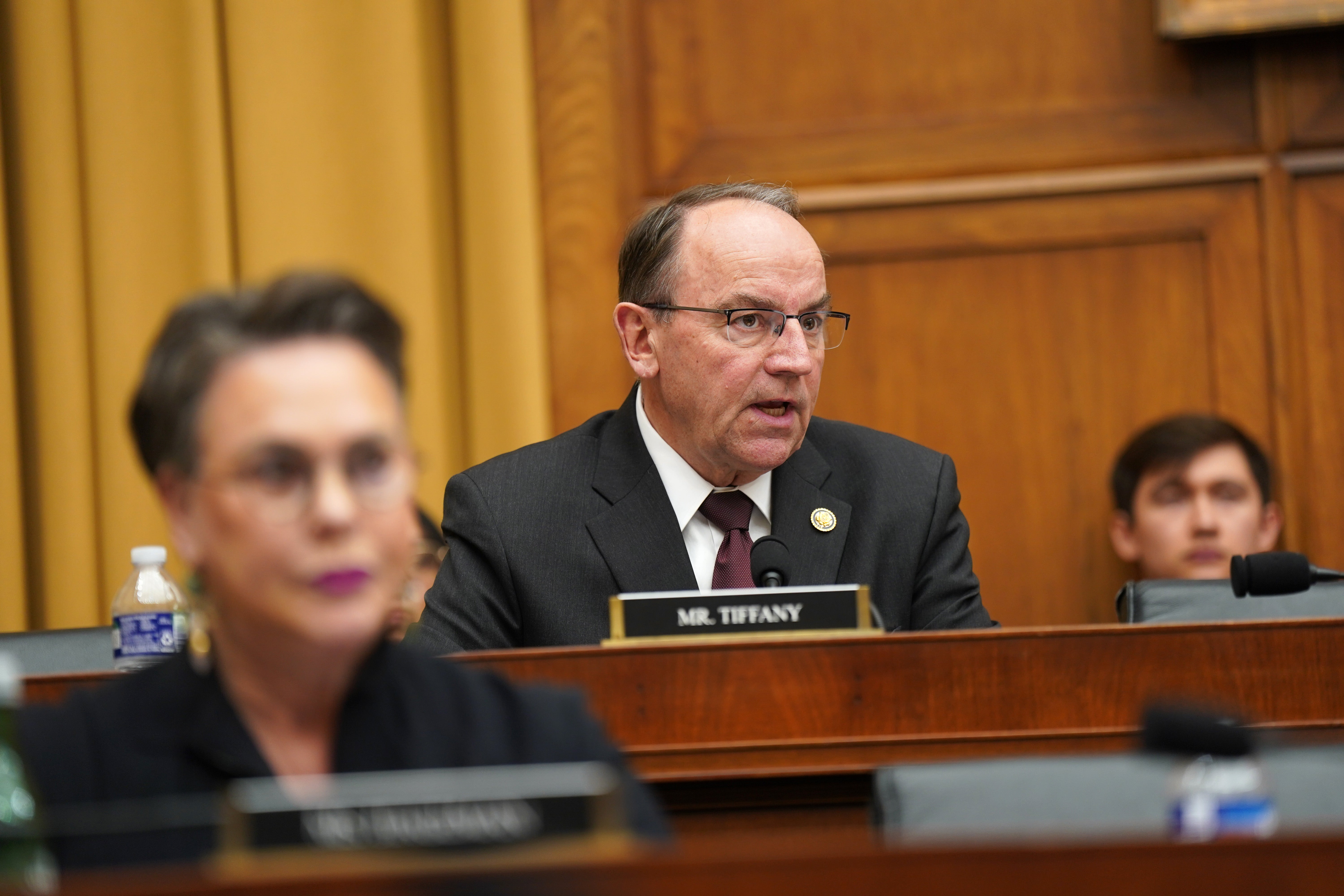 Republican U.S. Rep. Tom Tiffany, a staunch supporter of Donald Trump, urged authorities to "lock her up" in a social media post