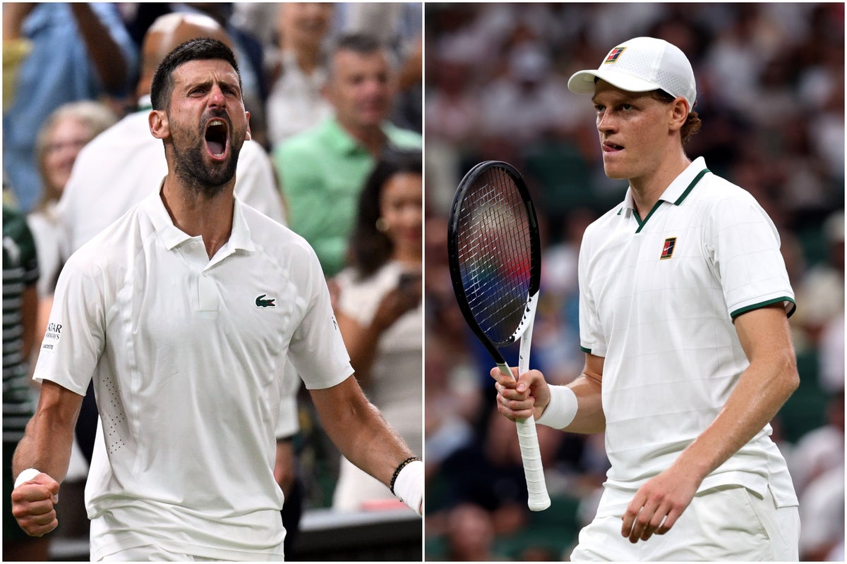 Novak Djokovic v Jannik Sinner start time: When is blockbuster Wimbledon semi-final? – UK Times Novak Djokovic v Jannik Sinner start time: When is blockbuster Wimbledon semi-final? – UK Times