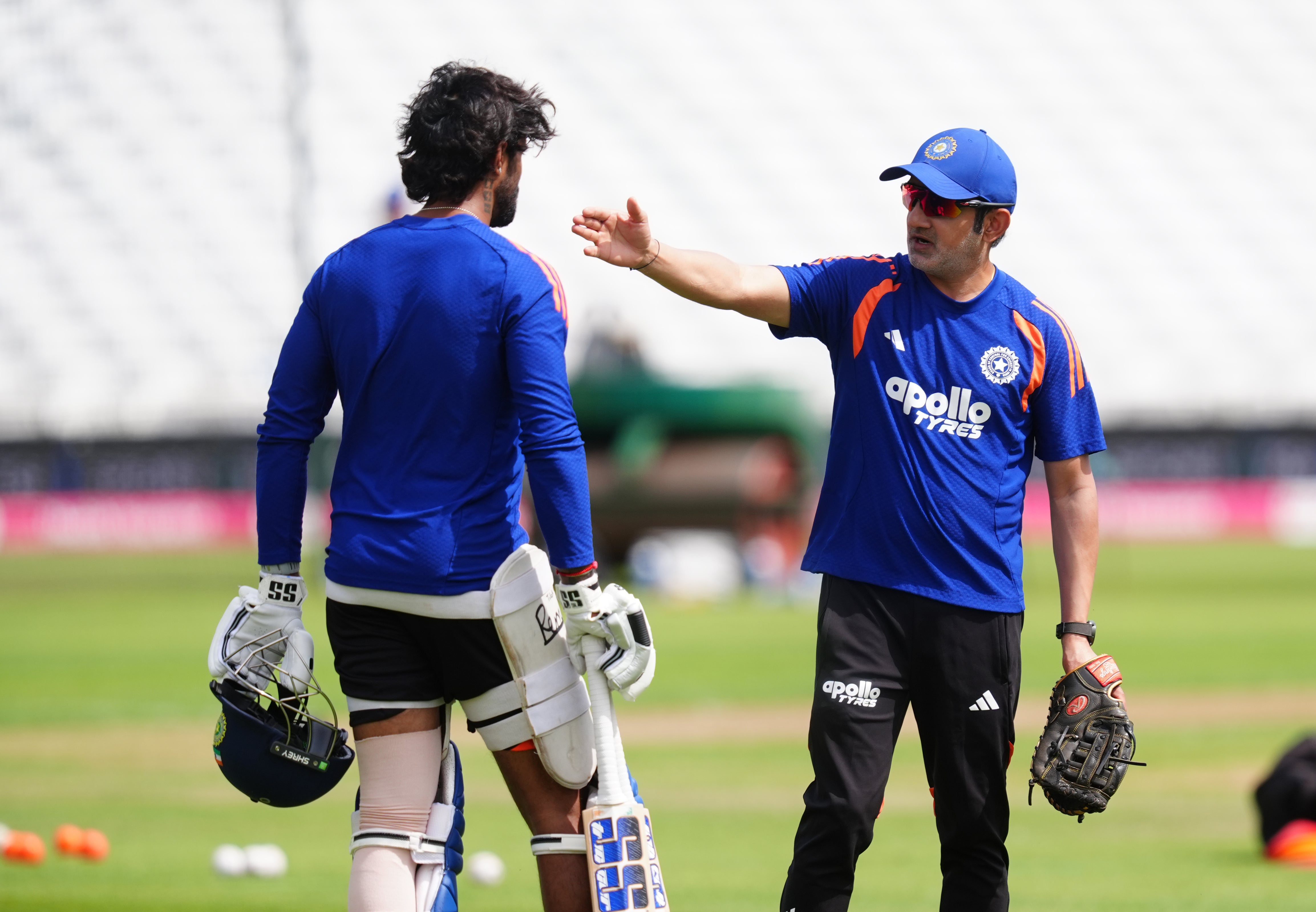 India head coach Gautam Gambhir (right) is feeling the heat (David Davies/PA) (PA Wire)