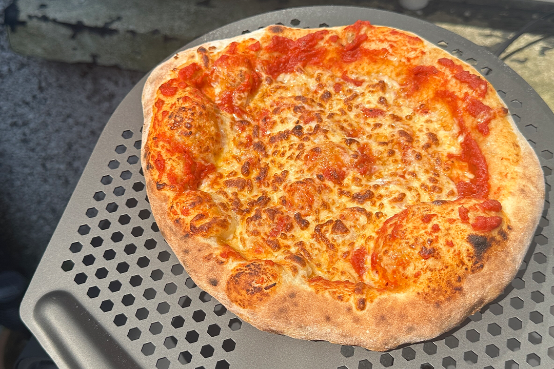 It’s hard to find fault with this oven, which produces genuinely great pizza (Rachael Penn/The Independent)