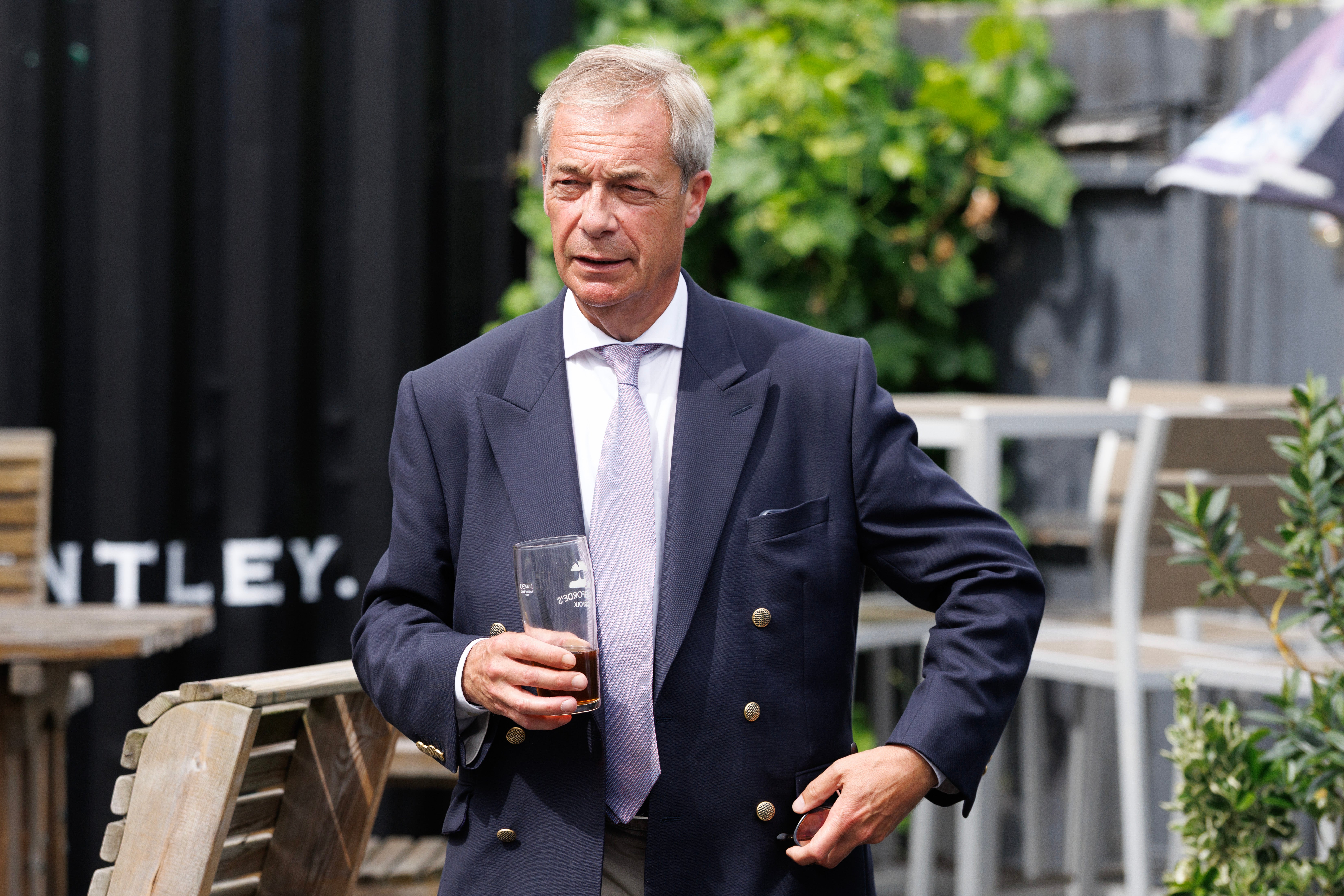 Farage campaigning in Clacton