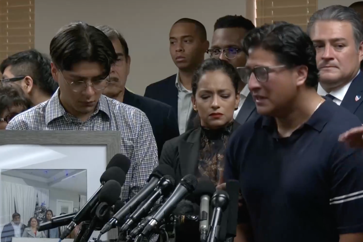 Son of Mexican migrant killed by ICE tells heartbreaking story of learning about shooting on social media