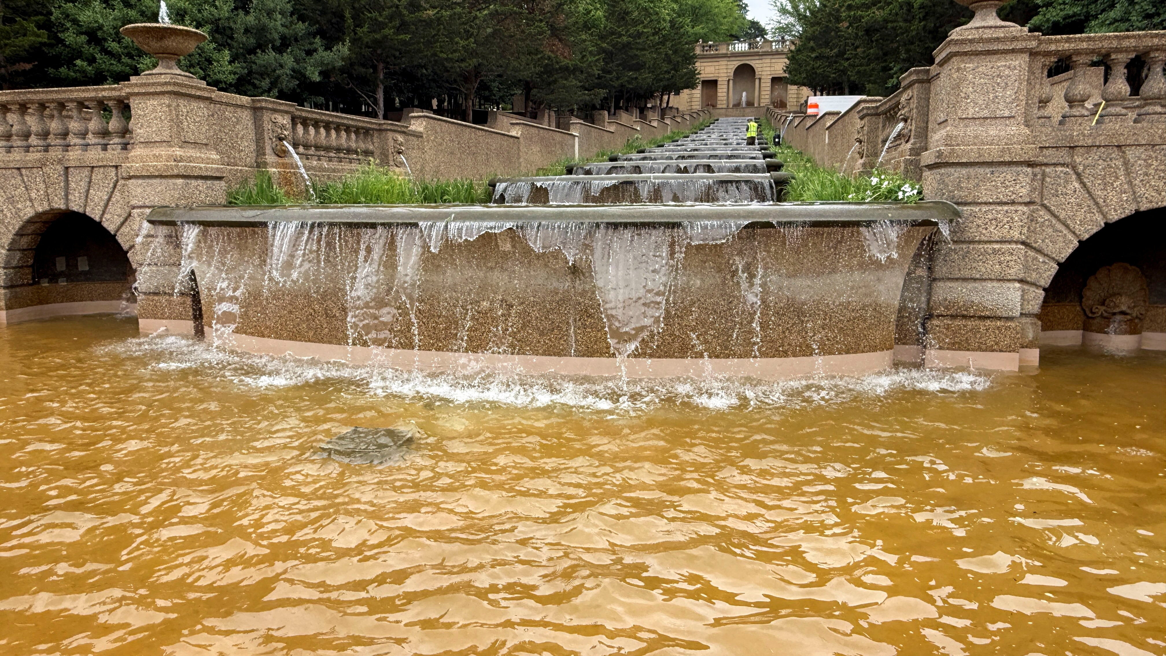 Malcolm X Park fountain water turns brown after Lincoln Reflecting Pool revamp